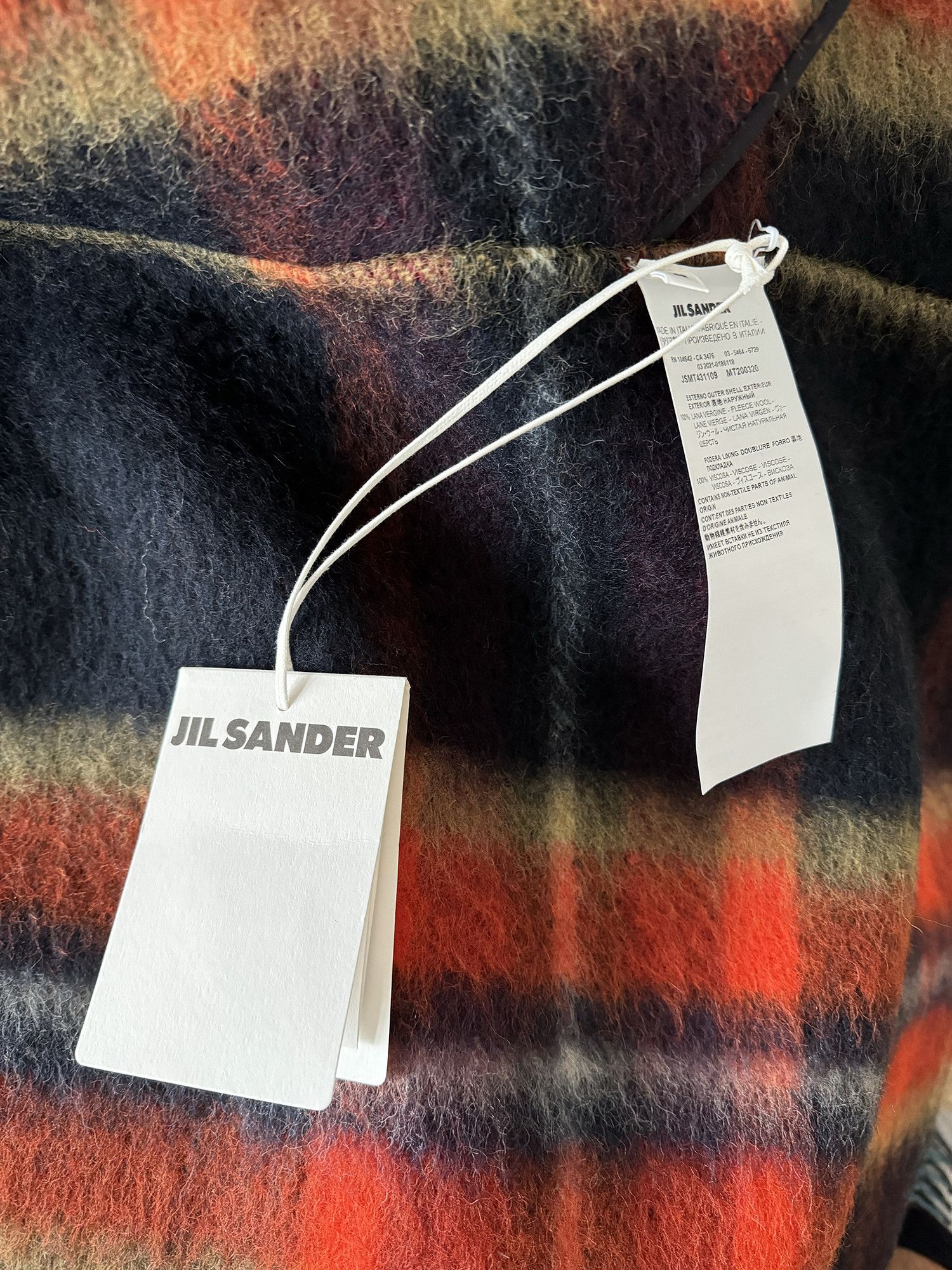 Jil Sander Checked Wool Sport Coat Size US S / EU 44-46 / 1 - 6 Thumbnail