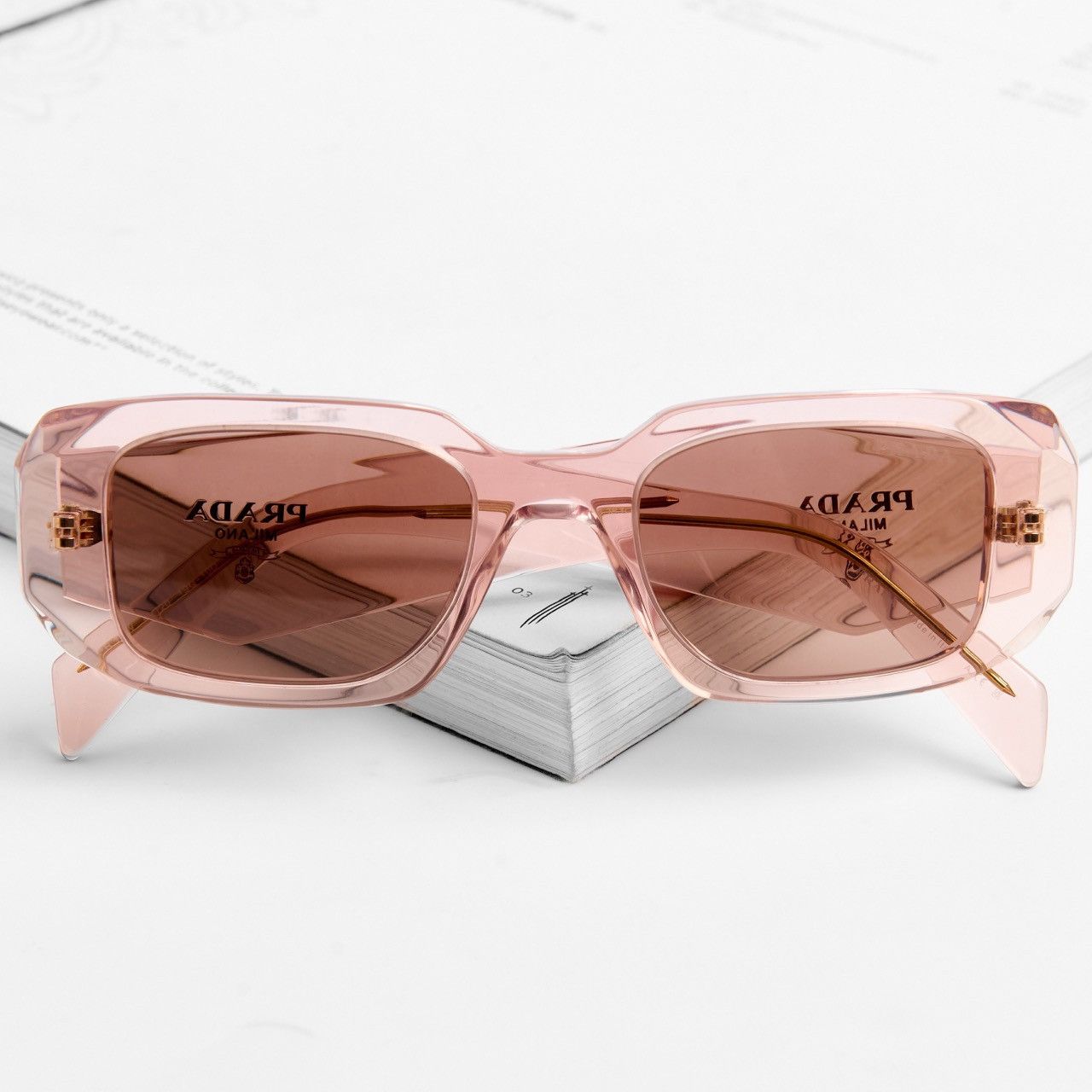 Prada PRADA 0PR 17WS 19Q10D SUNGLASSES Size ONE SIZE - 6 Thumbnail