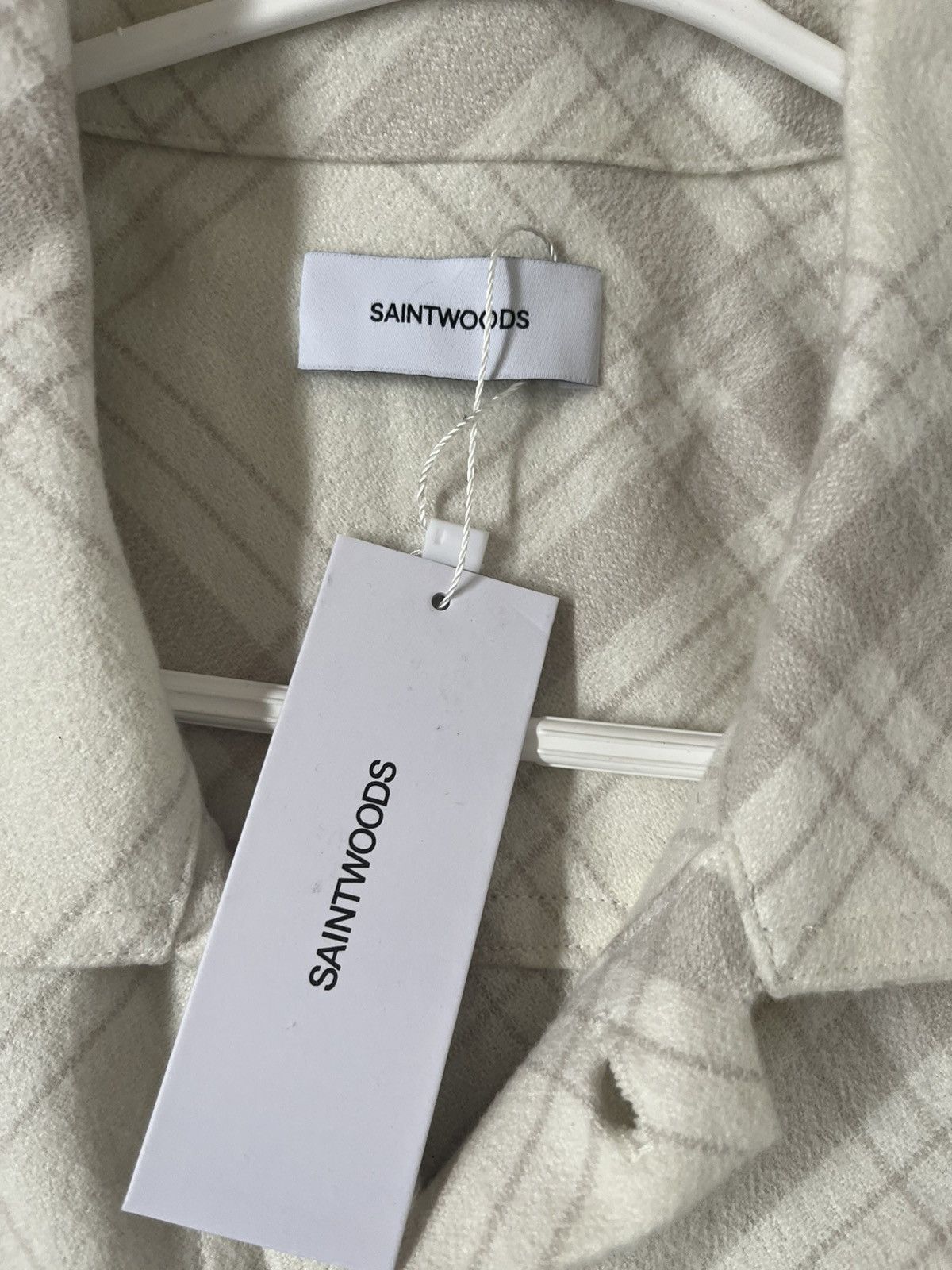 Saintwoods Saintwoods Off-White Unlined | Shirt Size: XL | Orig: $420 Size US XL / EU 56 / 4 - 3 Thumbnail