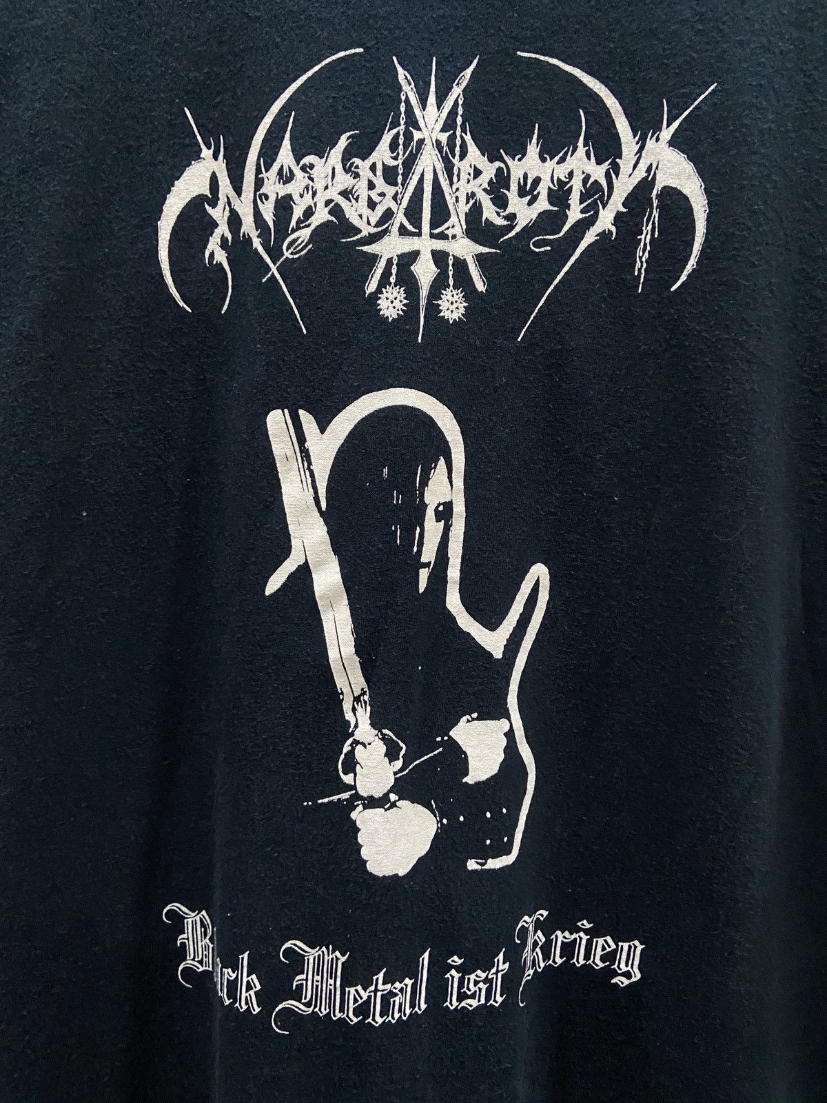 Band Tees × Vintage Vintage 90s 00s Nargaroth Black Metal Band TOUR T-SHIRT Size US XL / EU 56 / 4 - 5 Thumbnail