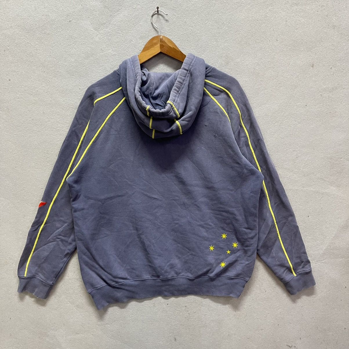 Vintage 1990s-Style Kooga Wallabies Hoodie – Faded Navy Size US S / EU 44-46 / 1 - 10 Thumbnail