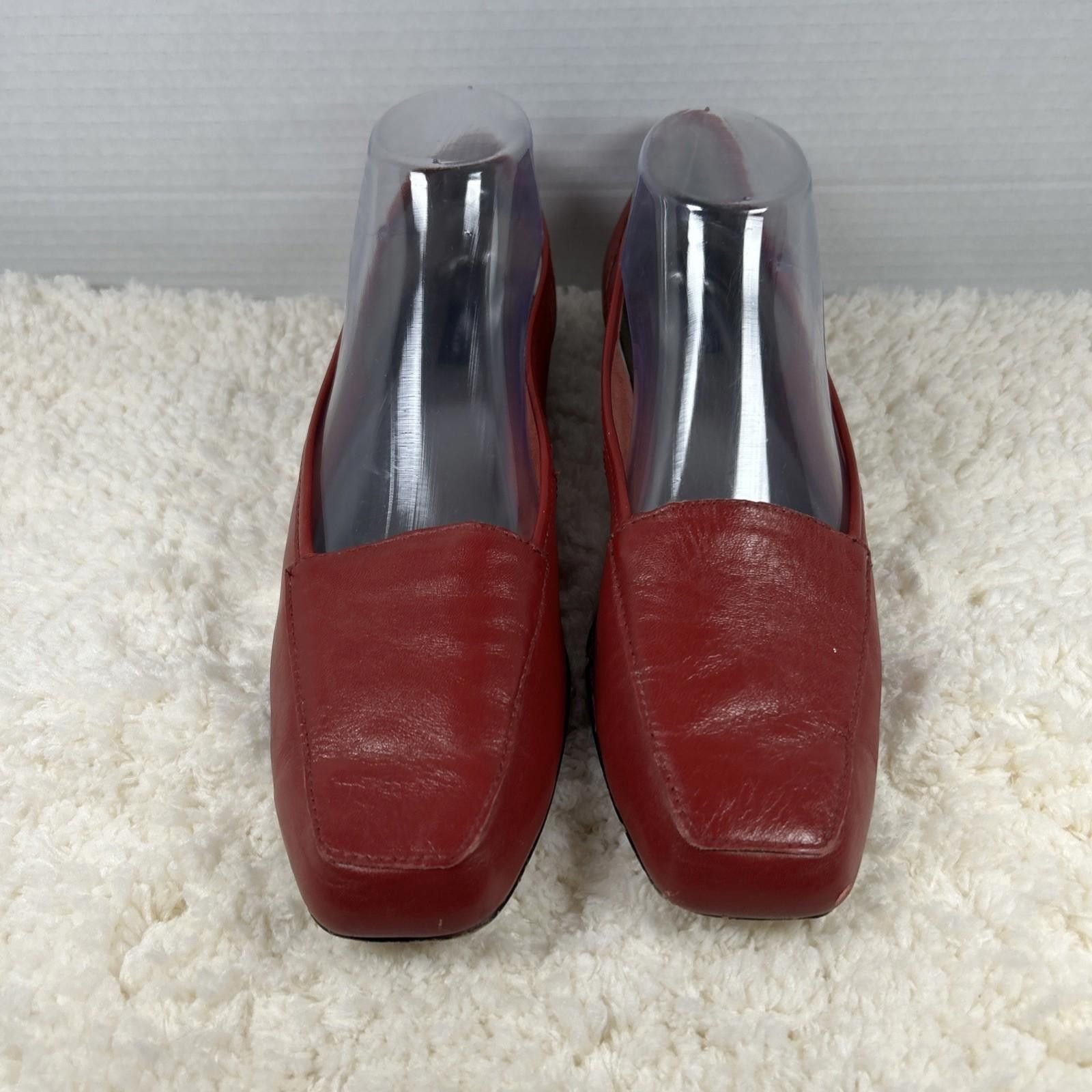 Other Array Freedom Women's Sz10.5 Leather Slip-On Shoe Chili Red Size US 10 / IT 40 - 1 Thumbnail
