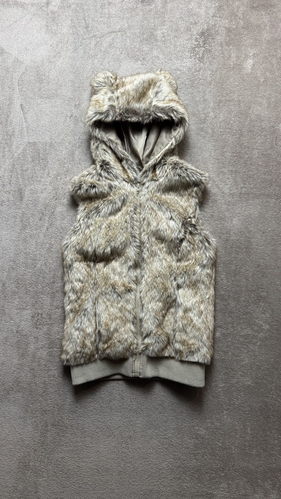 Hysteric Glamour Vintage Y2K Animal Zip Up Fur Hooded Vest hysteric glamour Size US S / EU 44-46 / 1 - 1 Thumbnail
