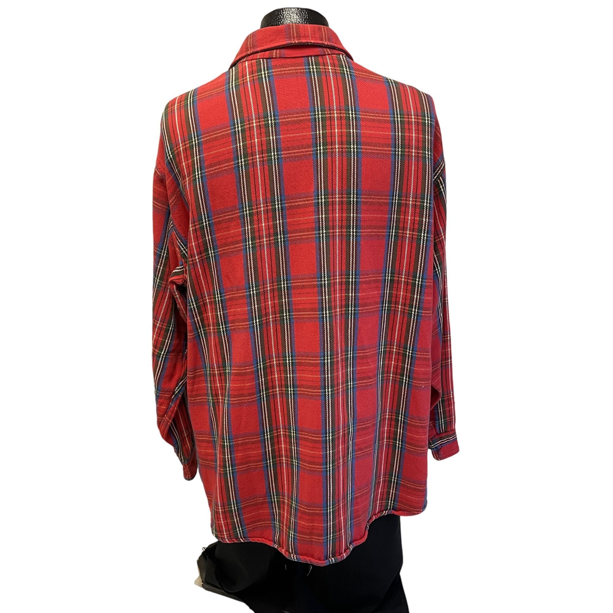 Big Mac Vtg Big Mac PLAID Mechanic WORK Shop WORK Hunting Shirt Size US XL / EU 56 / 4 - 3 Thumbnail