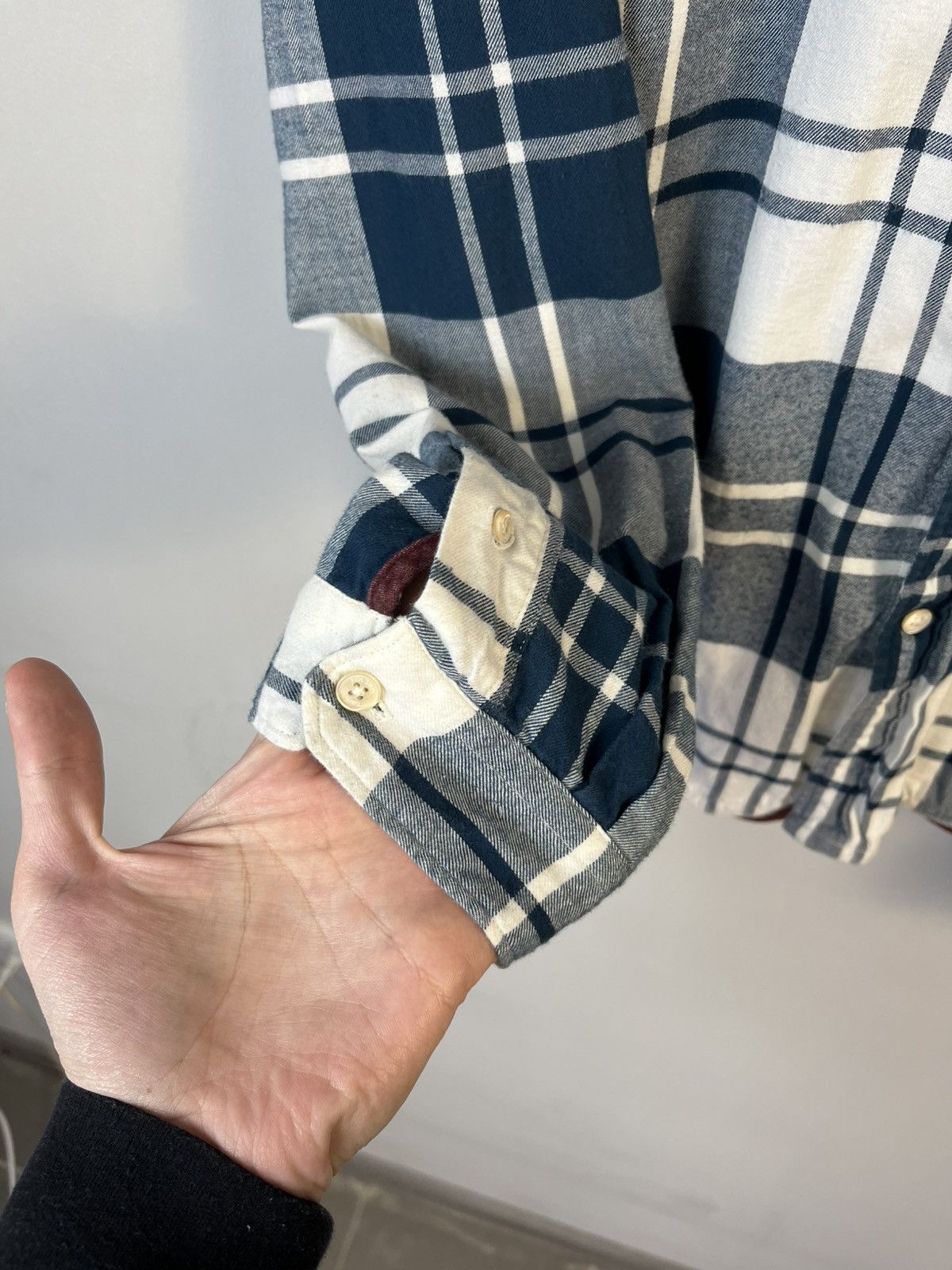 Paul Smith Paul Smith Jeans Plaid Cotton Tailored Fit Long Sleeve Shirt Size US XL / EU 56 / 4 - 6 Thumbnail