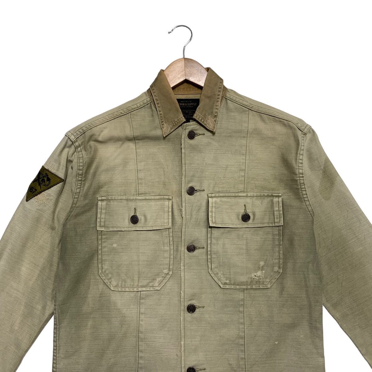 Denim & Supply Ralph Lauren Denim & Supply Ralph Lauren Military Distressed Jacket Size US S / EU 44-46 / 1 - 4 Thumbnail