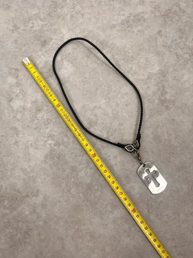 Dolce & Gabbana SS2003 Dolce & Gabbana Cross Dog Tag Necklace Size ONE SIZE - 7 Thumbnail