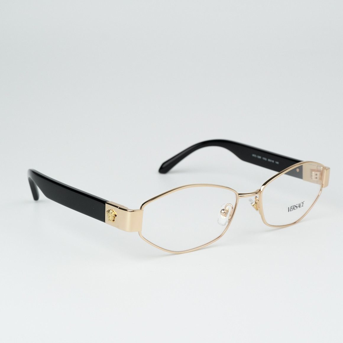 Versace NEW Versace VE1298 1002 Gold Oval Unisex Eyeglasses VE 1298 Size ONE SIZE - 4 Thumbnail