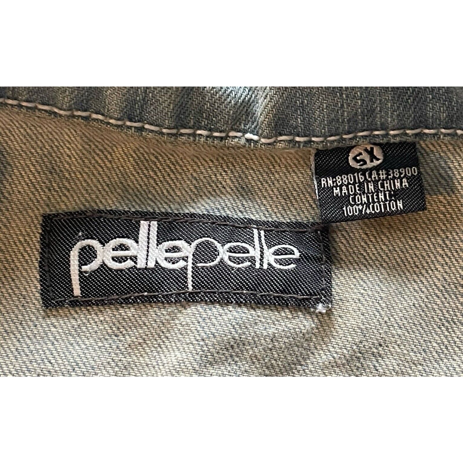Pelle Pelle Vintage Y2K Pelle Pelle Denim Vest Zip Sleeve Jacket Mens Size US XXL / EU 58 / 5 - 5 Thumbnail
