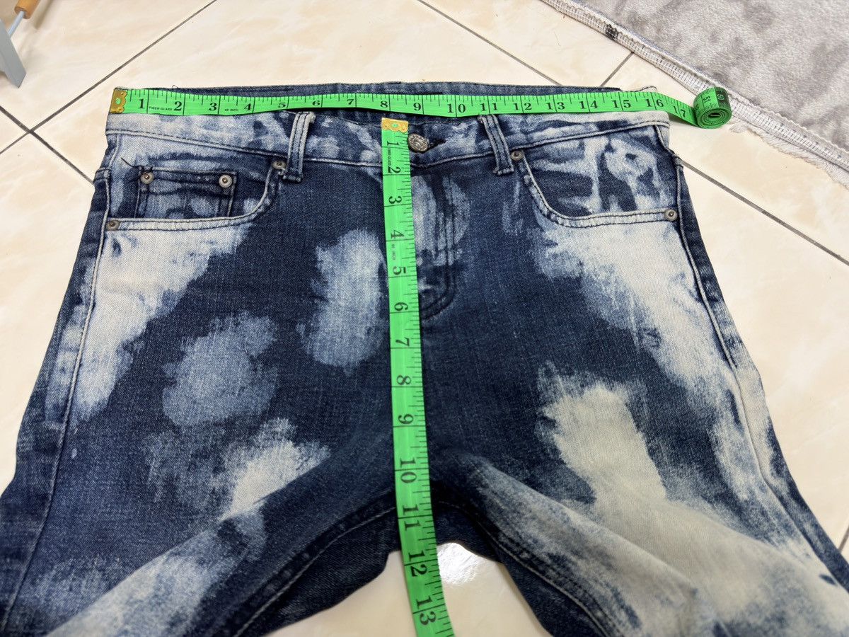 Hysteric Glamour Neige Style Acid Wash Skinny Punk Archive Denim Jeans Size US 31 - 16 Thumbnail