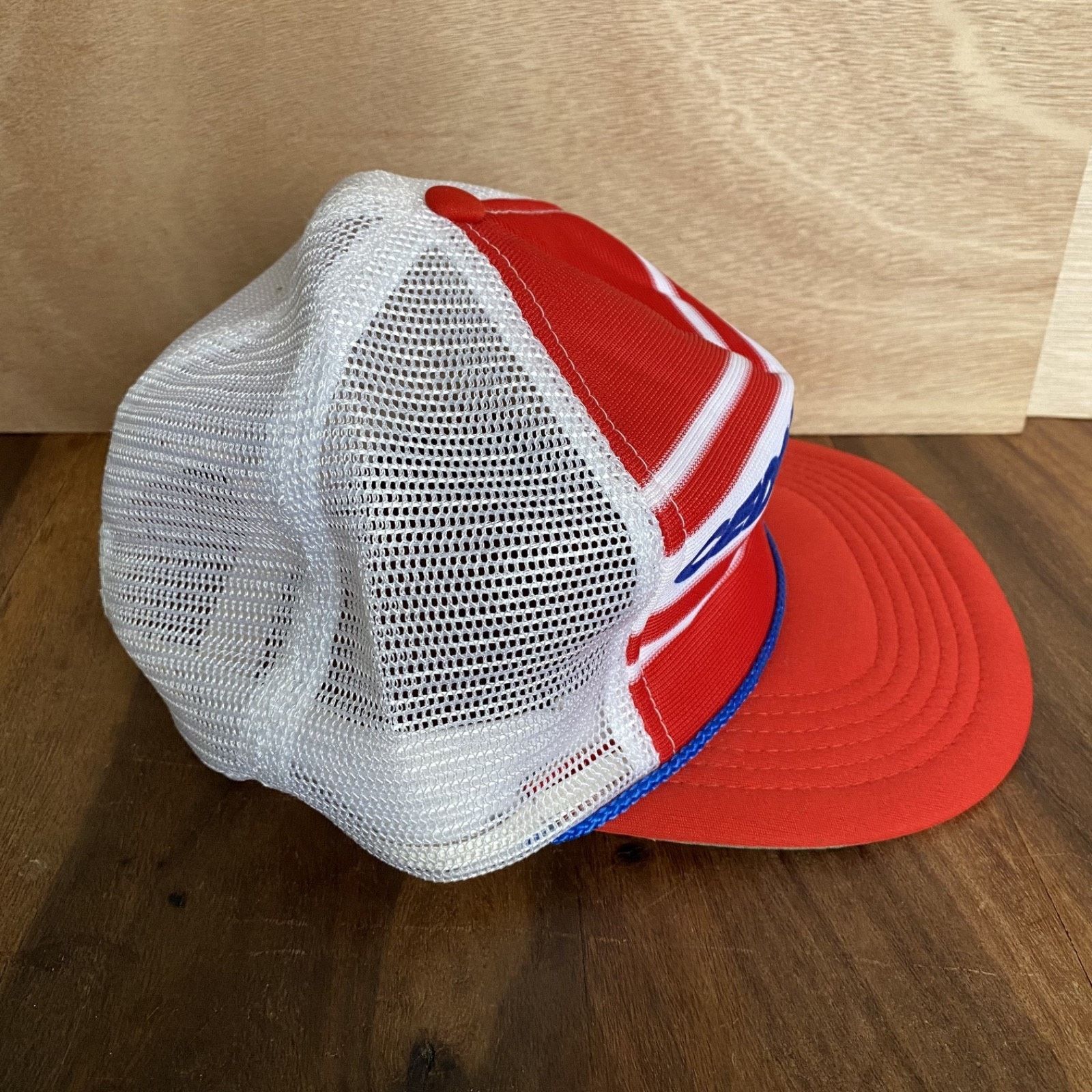 Other Vtg Cedar Point Snapback Trucker Rope Mesh Hat Cap Red White Size ONE SIZE - 3 Thumbnail