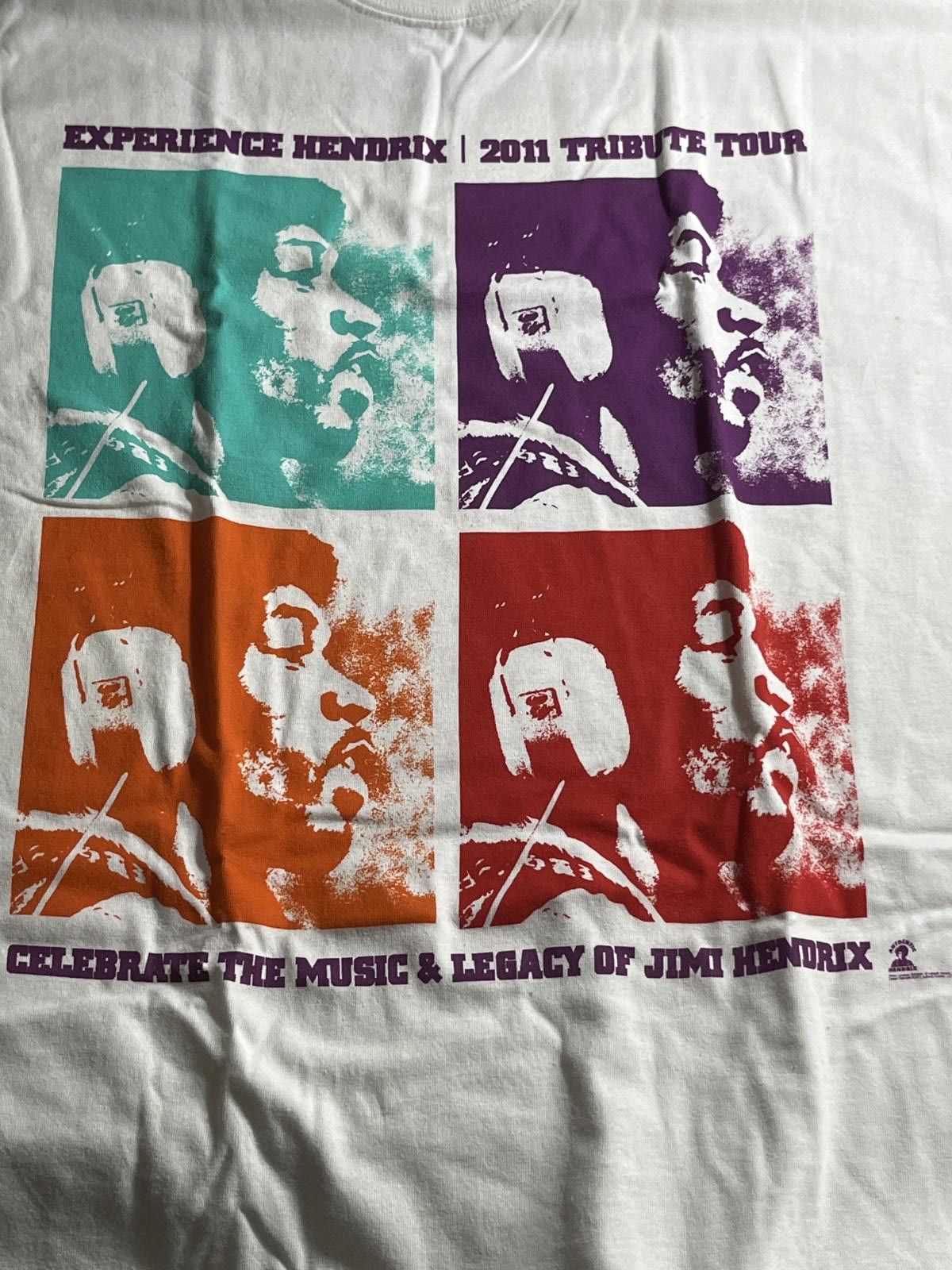 Designer Jimi Hendrix T-shitr 2011 Experience Hendrix Size US XL / EU 56 / 4 - 4 Thumbnail