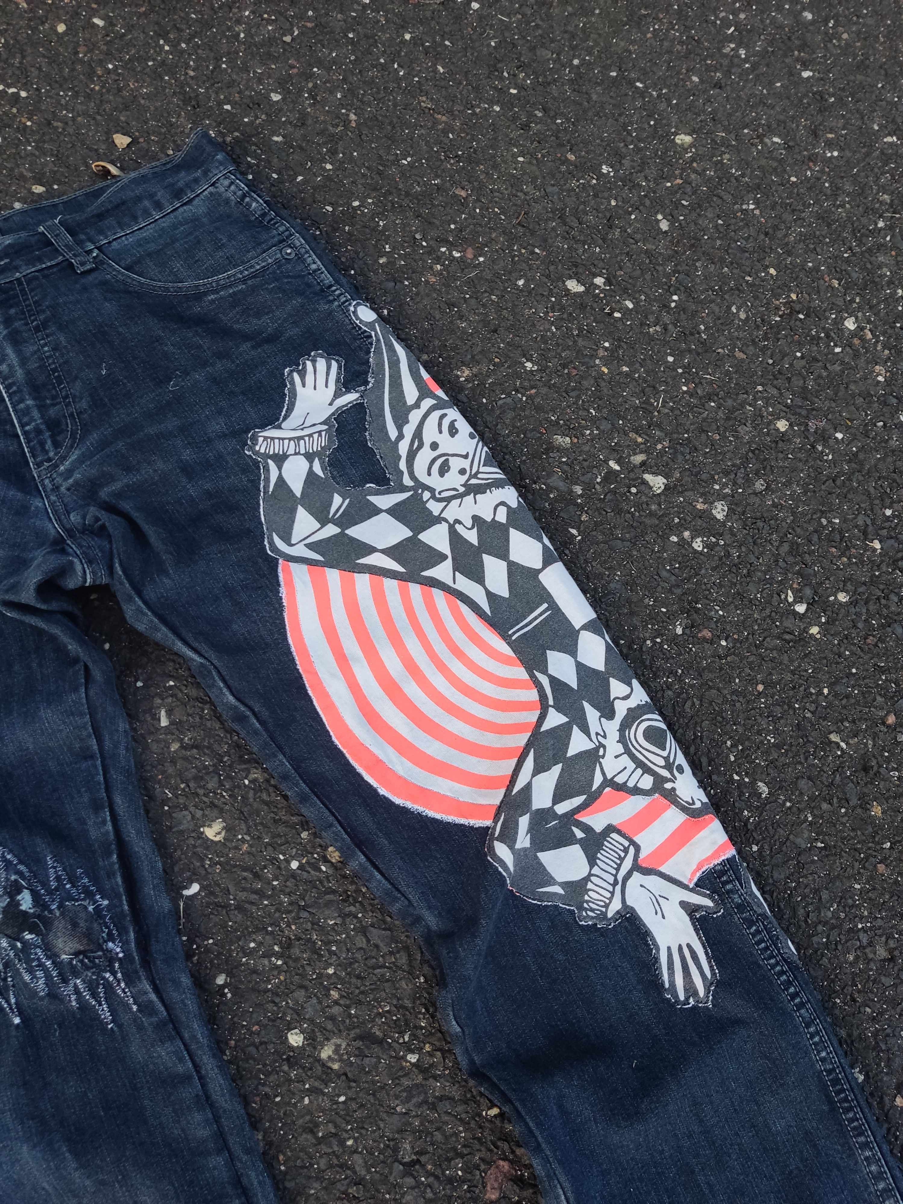 Kapital × Number (N)ine × Vintage Vintage Kapital Inspired Repaired Denim Saschiko Patchwork Size US 34 / EU 50 - 7 Thumbnail