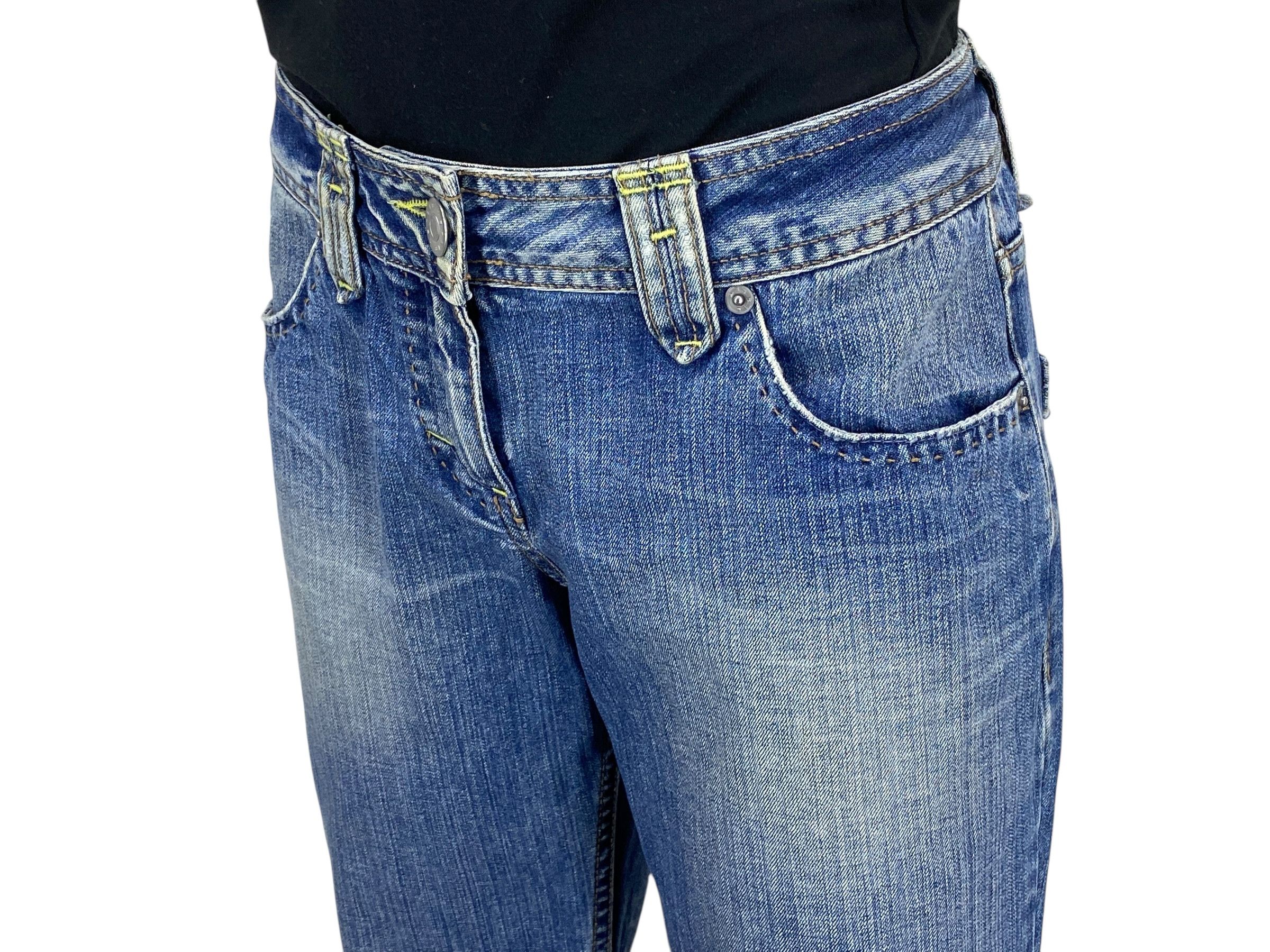 Other Sisley Low Rise Bootcut Flare Jeans Japanese Size 26" / US 2 / IT 38 - 7 Thumbnail