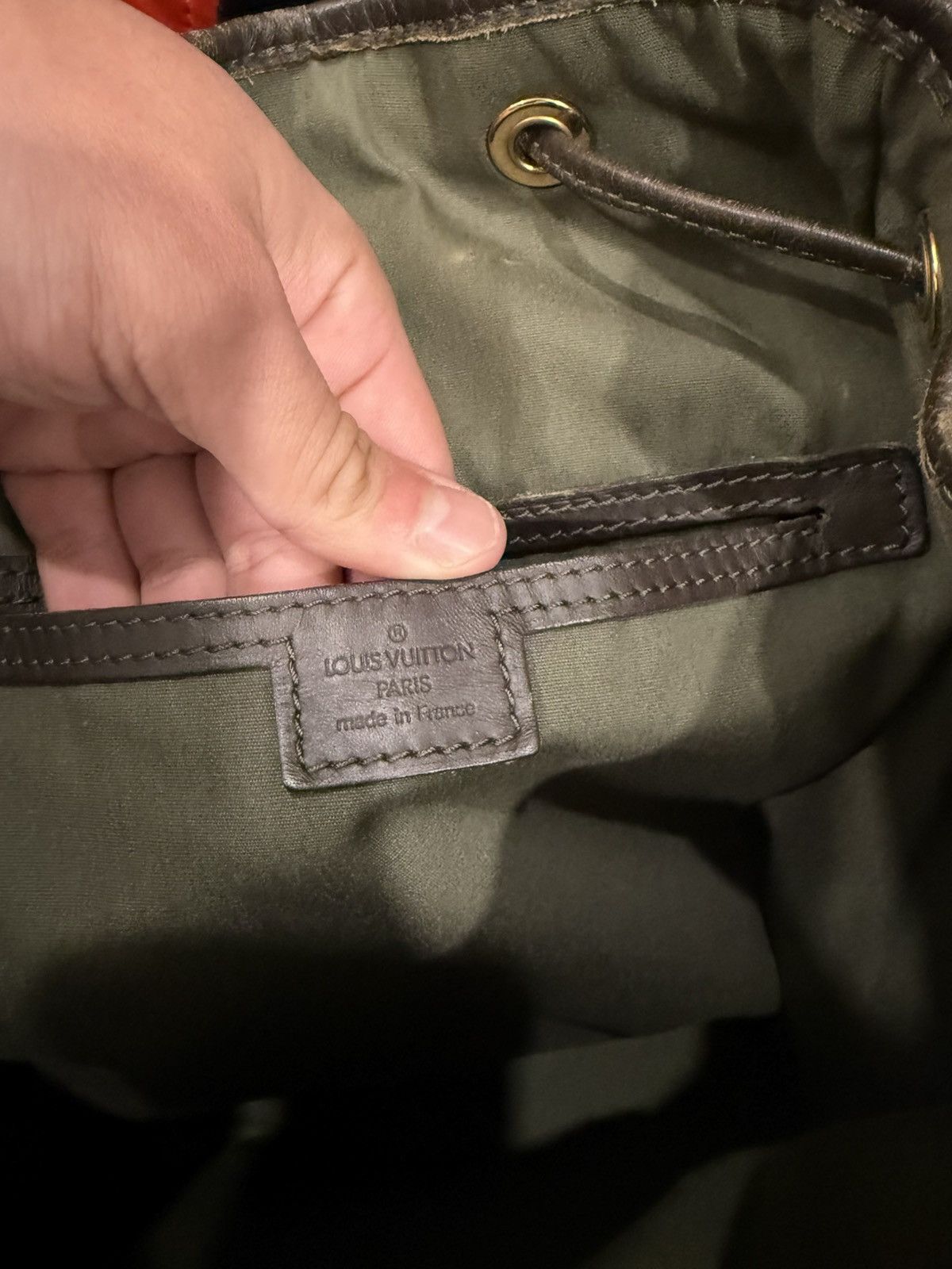 Louis Vuitton Louis Vuitton Mini Lin Monogram Montsouris Backpack Size ONE SIZE - 6 Thumbnail