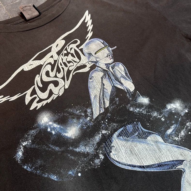 Saint Michael Saint Michael Black printed washed distressed short sleeve Size US XXL / EU 58 / 5 - 3 Thumbnail
