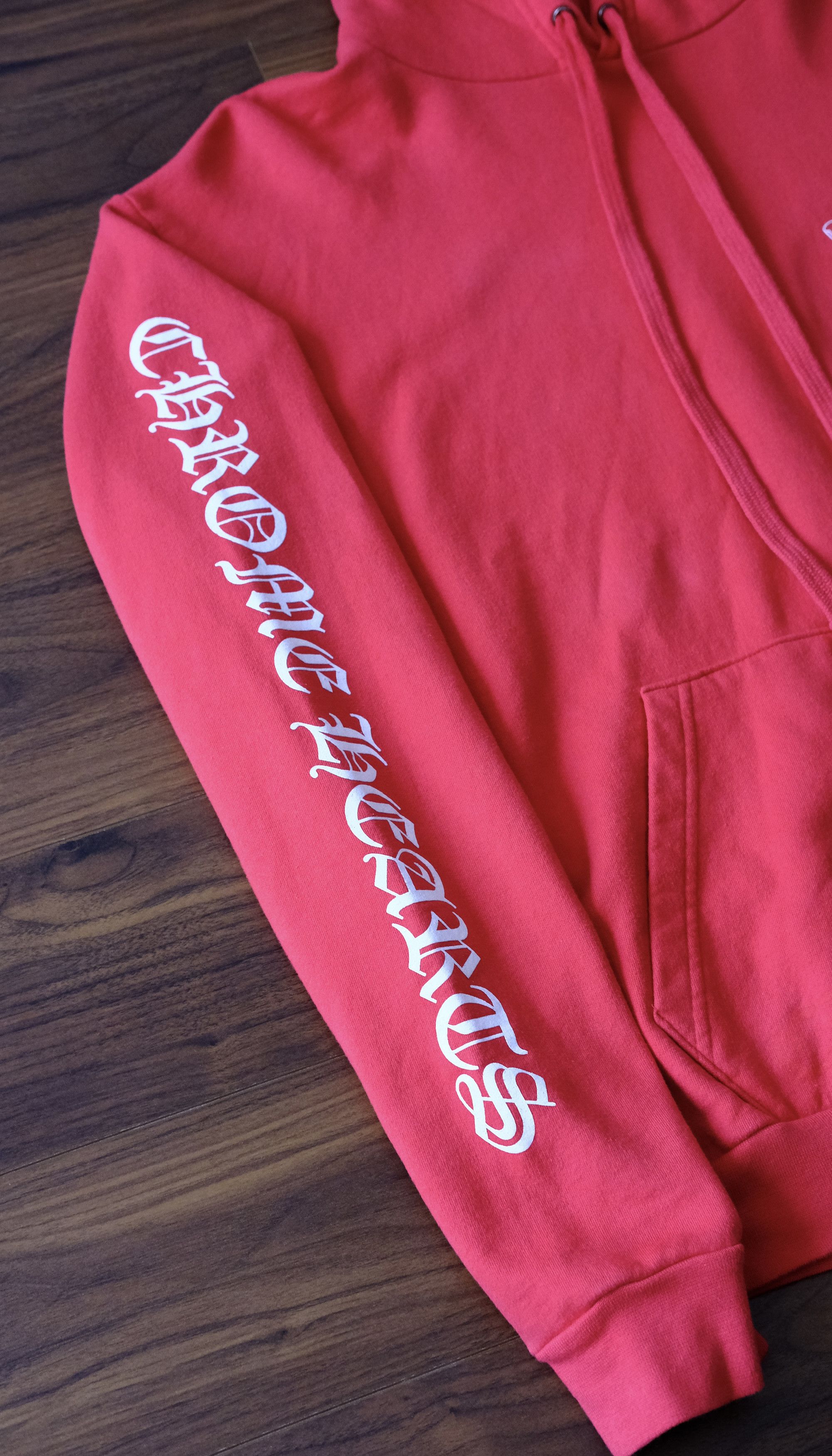 Chrome Hearts Chrome Hearts Scroll Logo Hoodie Red Size US M / EU 48-50 / 2 - 4 Thumbnail
