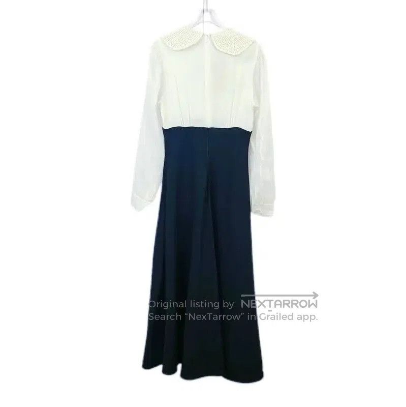 Miu Miu Miu Miu Long Sleeve White Cotton Dress . Size M / US 6-8 / IT 42-44 - 2 Thumbnail