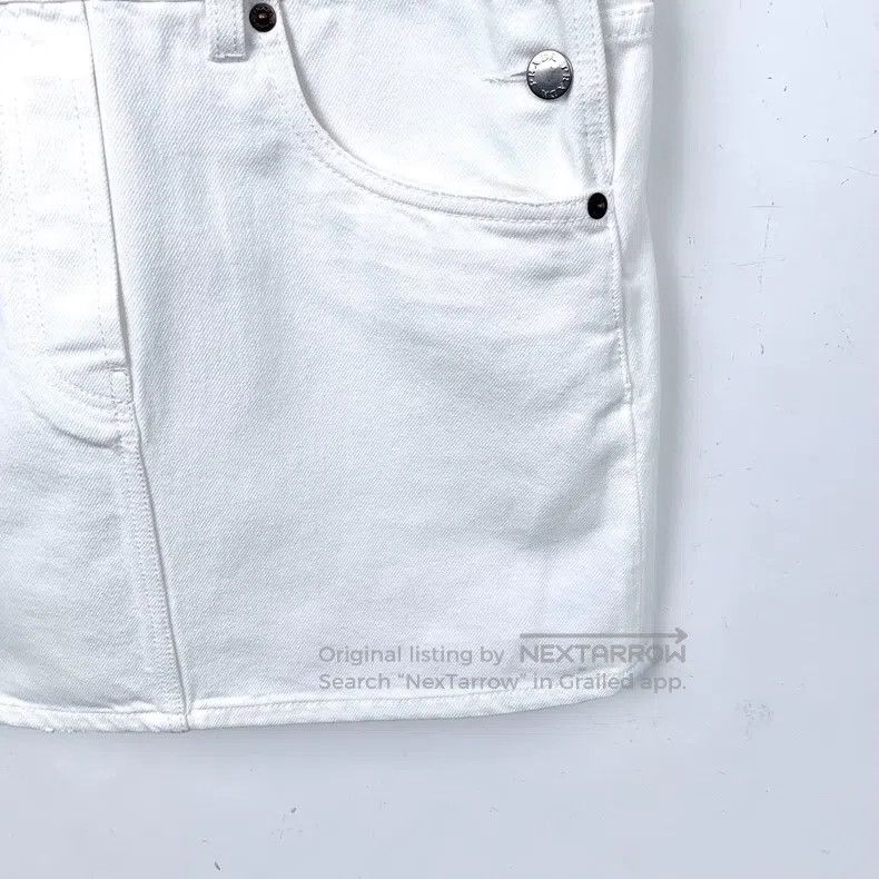 Prada Prada White triangle logo cotton strap dress Size XXS / US 00 / IT 34 - 4 Thumbnail