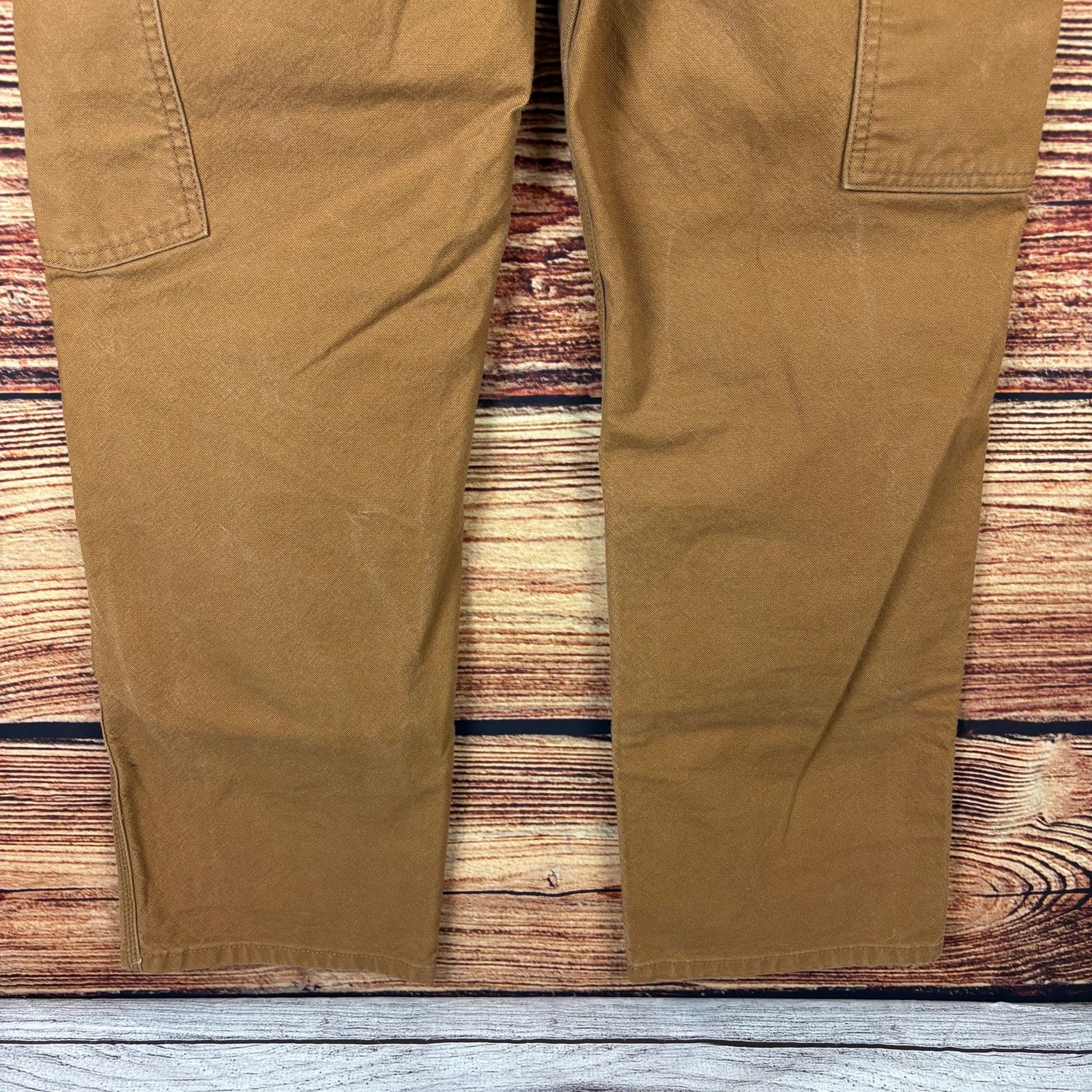 Carhartt Carhartt Duck Canvas Brown Double Knee Denim Jeans Size US 31 - 9 Thumbnail