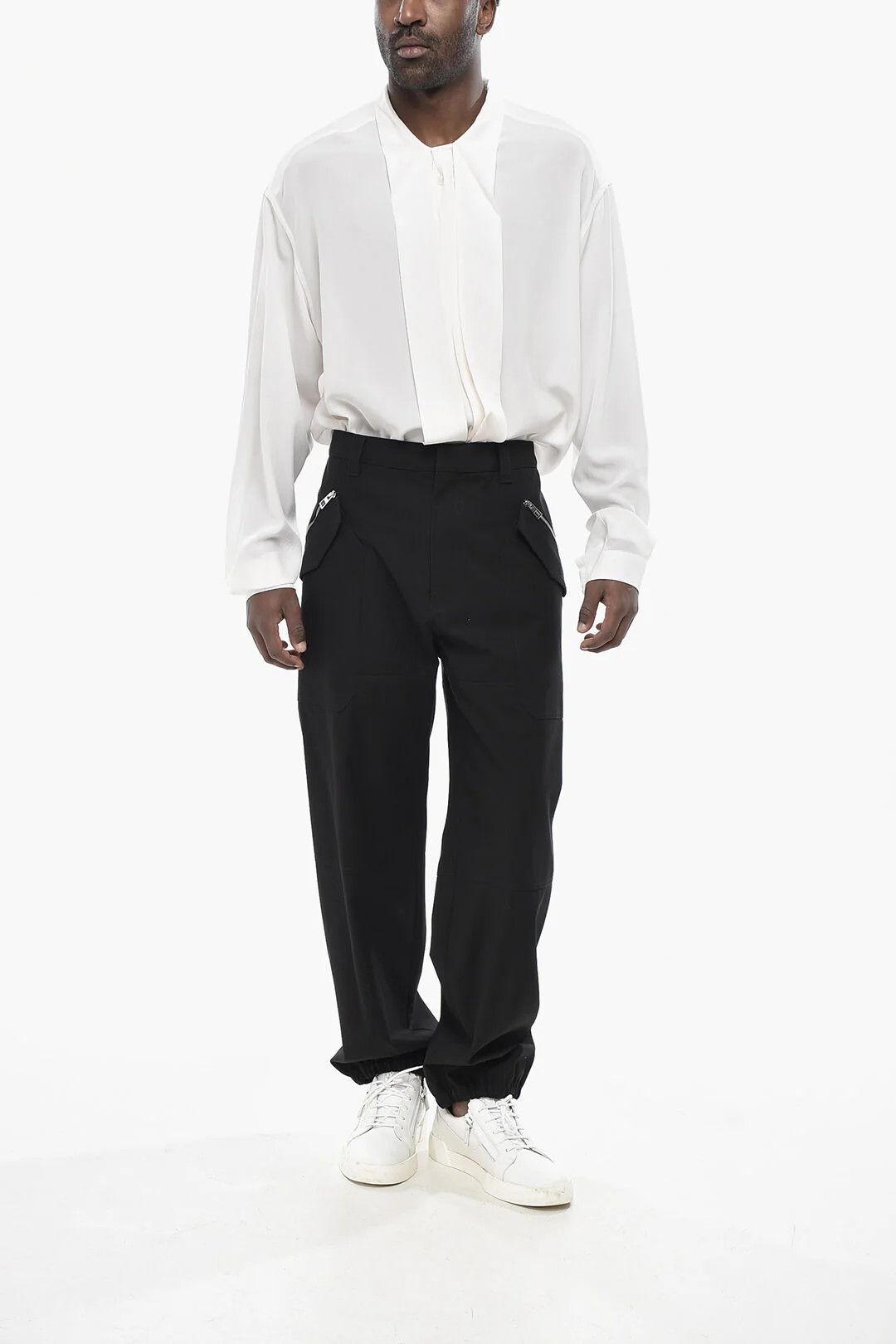 Loewe og1mm0426 Cargo Pant in Black Size US 34 / EU 50 - 4 Thumbnail