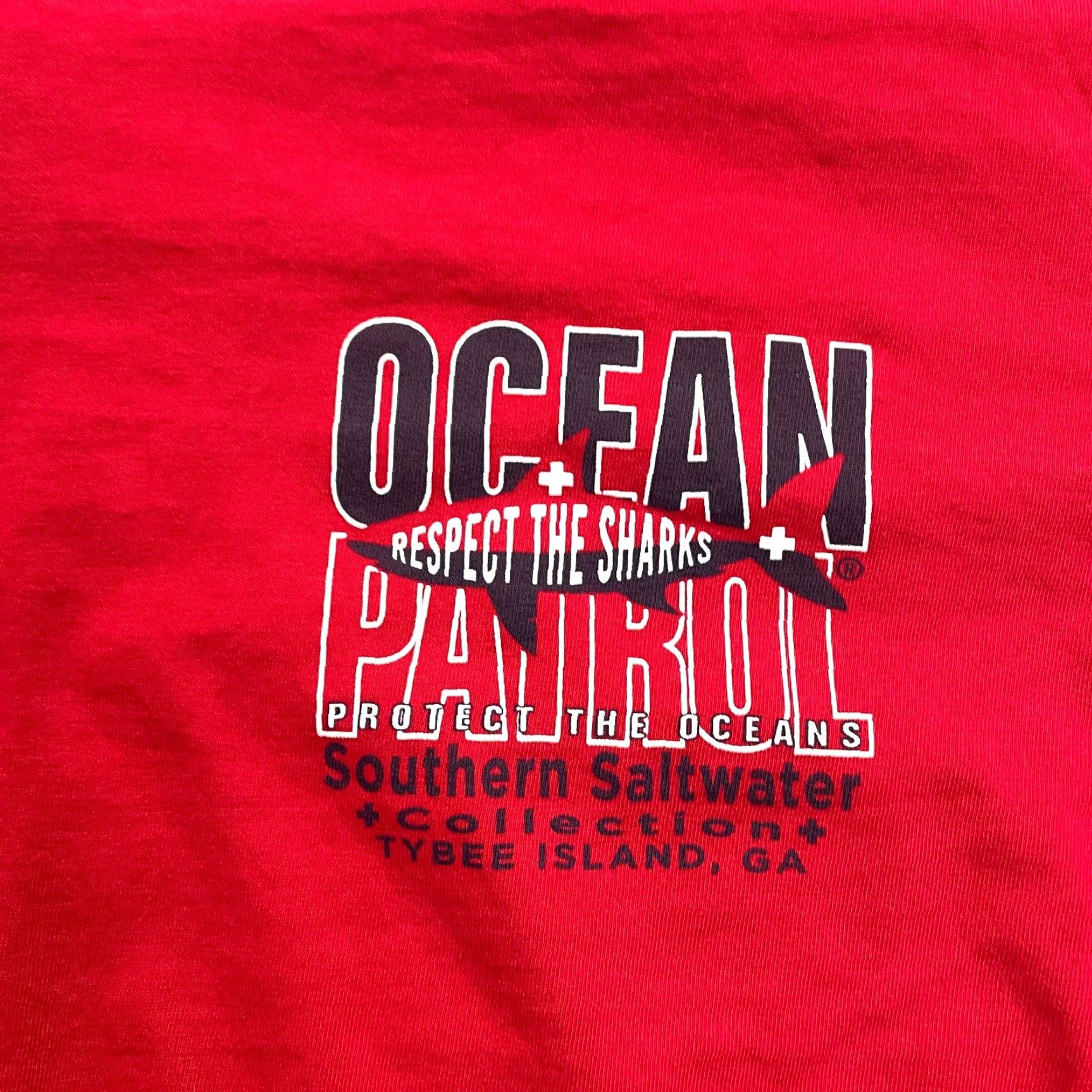 ESPIRIT VINTAGE? Ocean Spirit Shirt Womens Small Red Ocean Patrol Coastal Lifestyle Top Size S / US 4 / IT 40 - 4 Thumbnail