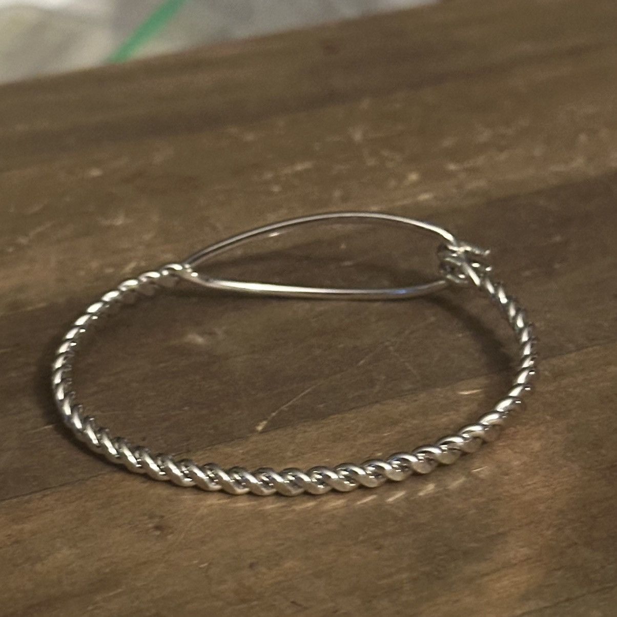 Other Stainless steel hook and eye rope bangle bracelet Size ONE SIZE - 5 Thumbnail