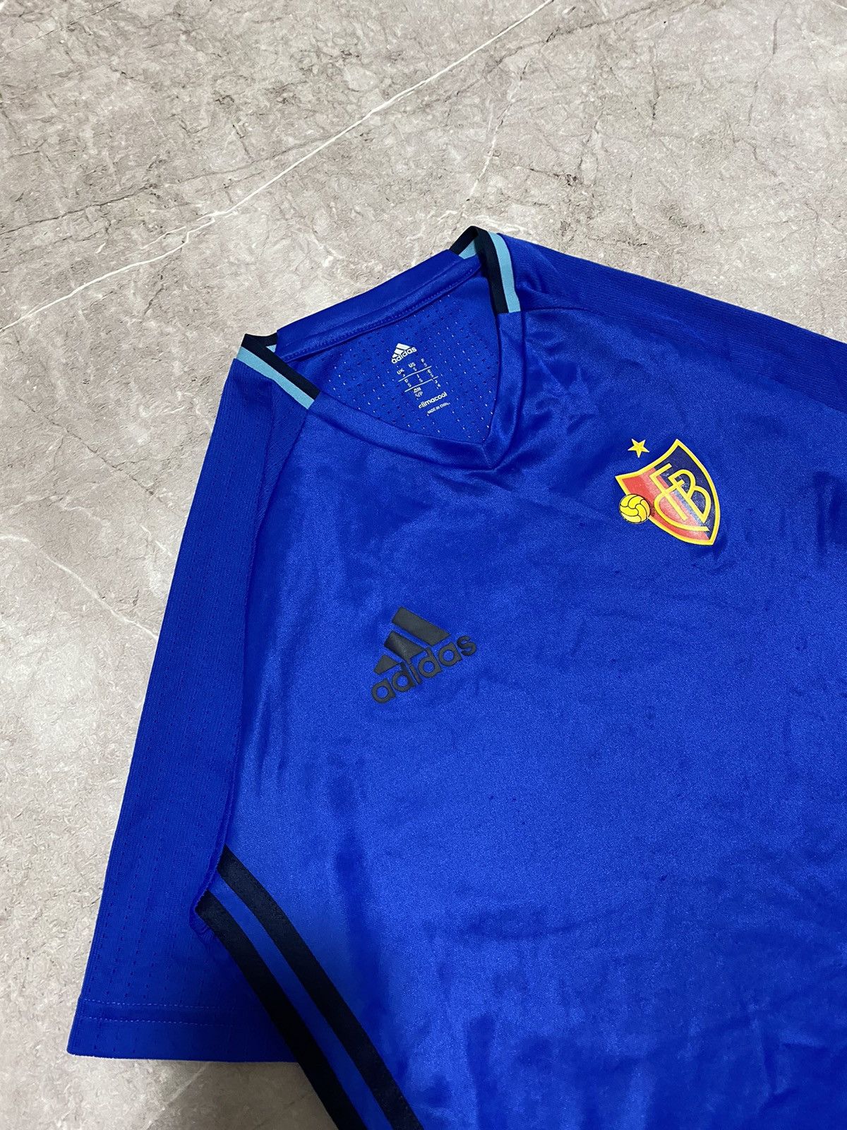 Adidas 2015 Adidas FC Basel Team Training Soccer Football Jersey Size US S / EU 44-46 / 1 - 3 Thumbnail