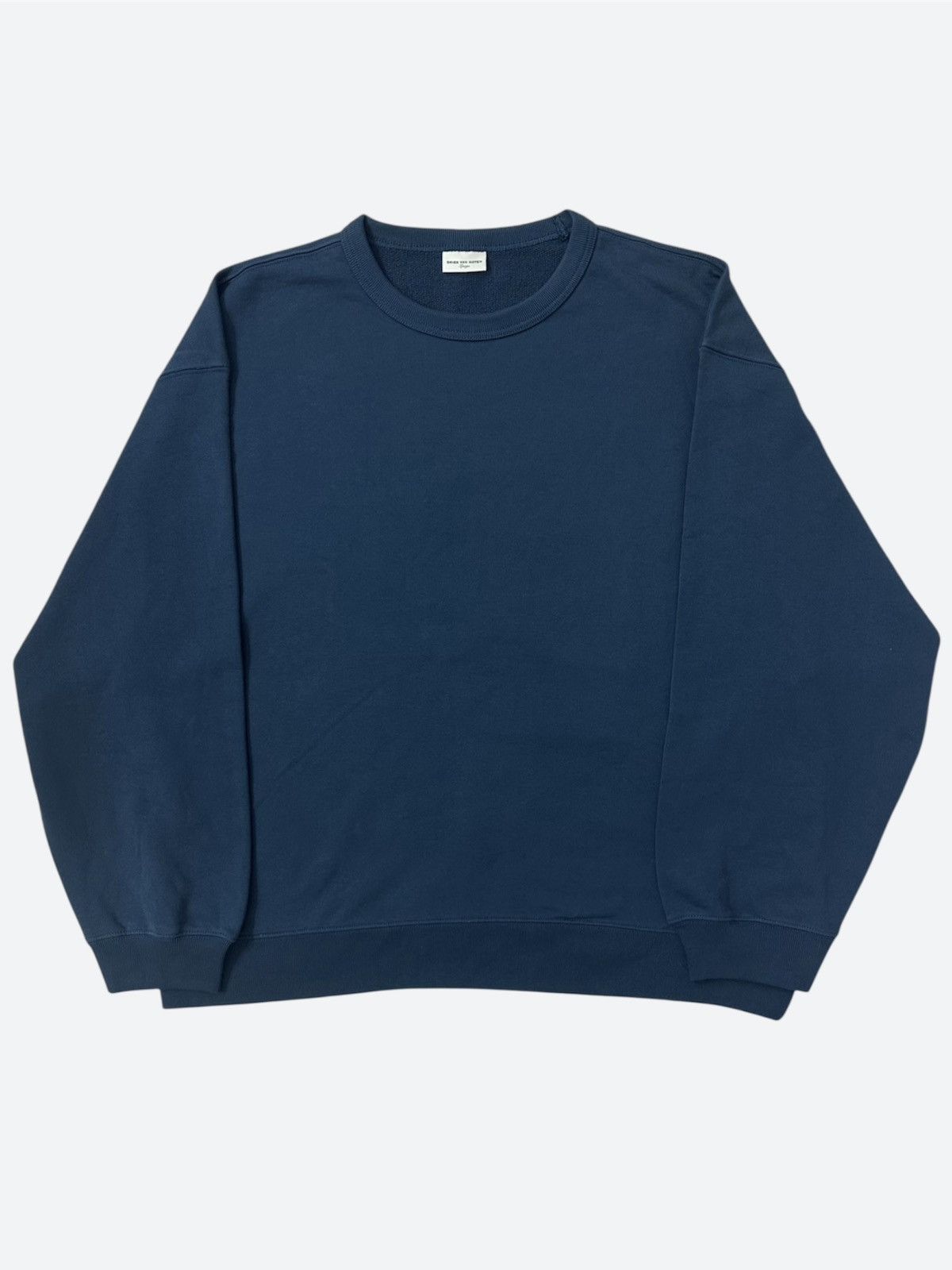 【美品】DRIES VAN NOTEN HAX SWEATSHIRT Dries Van Noten Hax Sweatshirt Blue Large