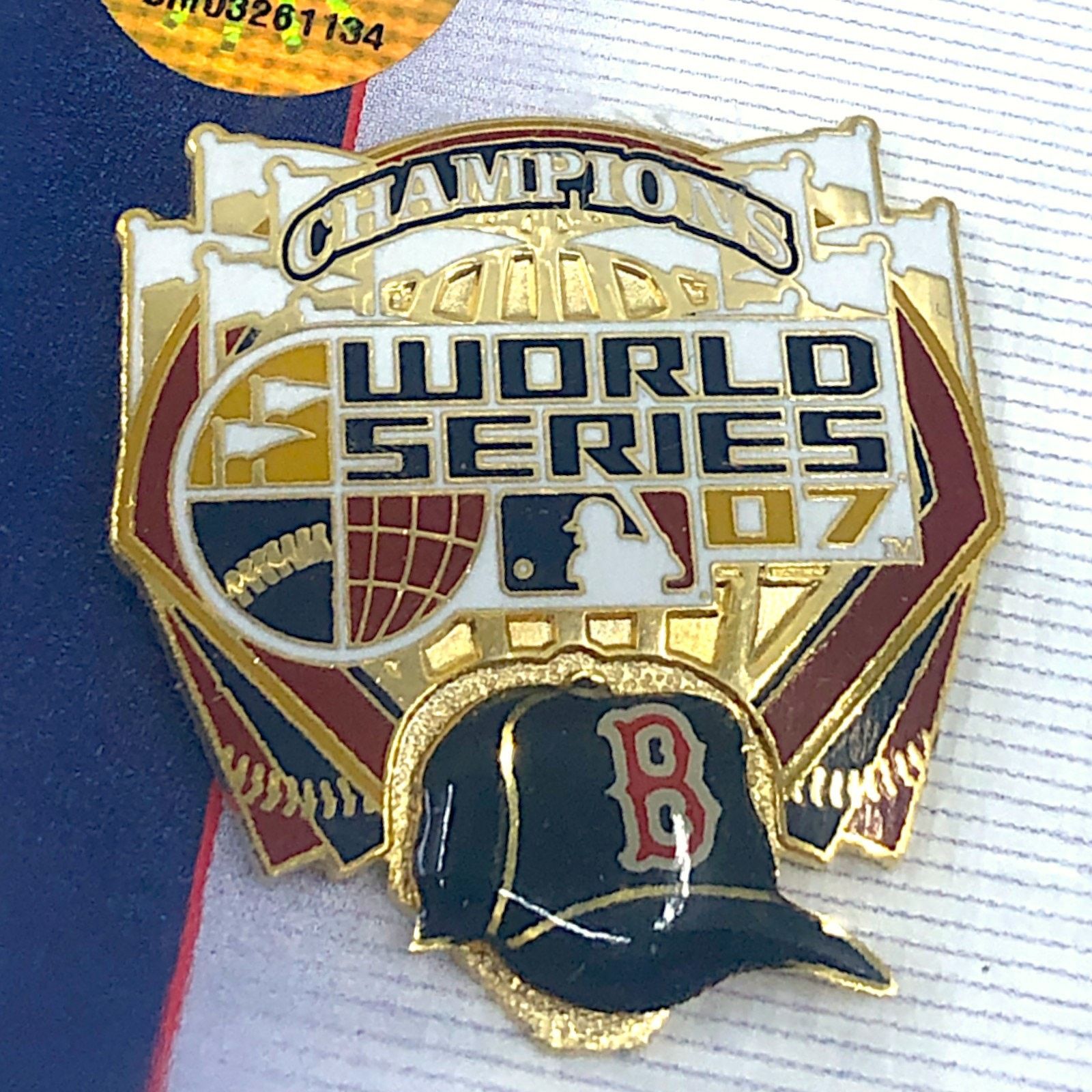 MLB Boston Red Sox 2007 World Series Champions Pin *NEW* Size ONE SIZE - 1 Thumbnail