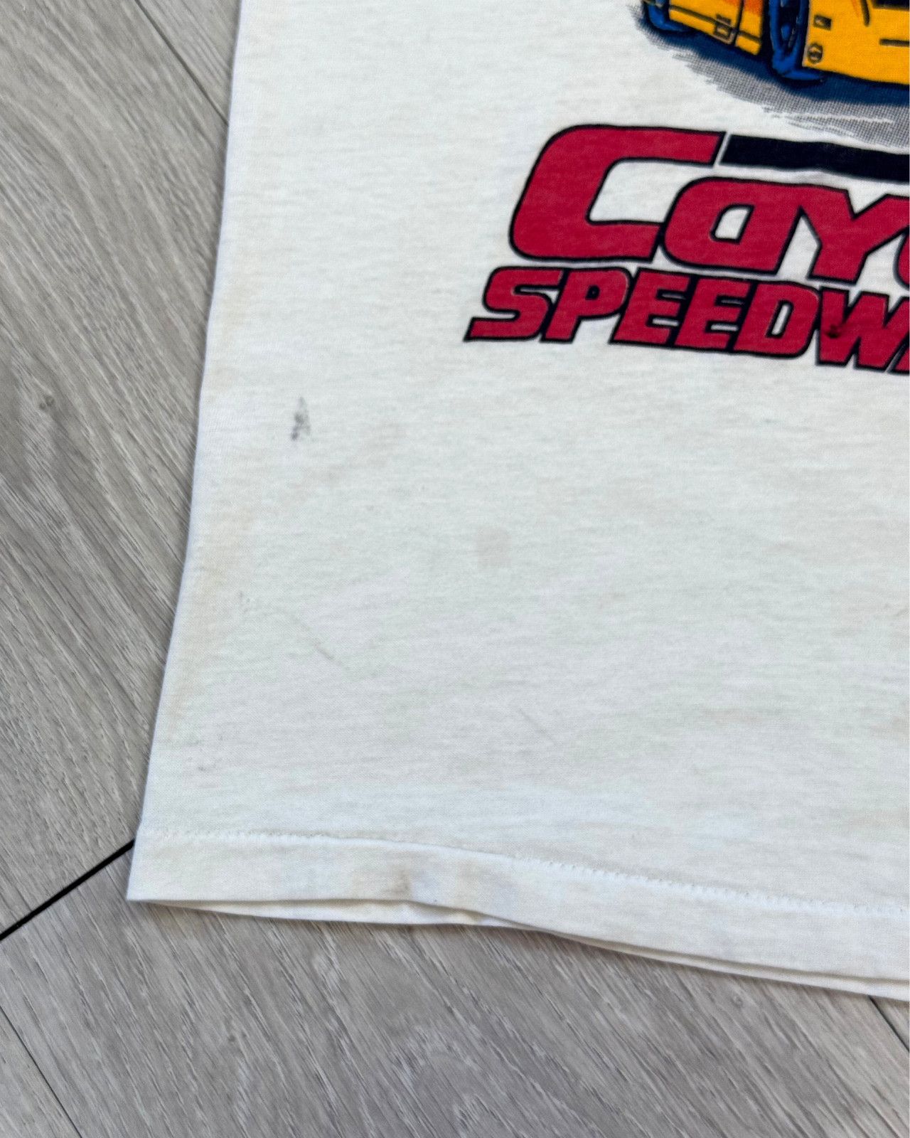 Vintage Rare Vintage 80s Cayuga Speedway Canada Ringer T-Shirt Small Size US S / EU 44-46 / 1 - 9 Thumbnail
