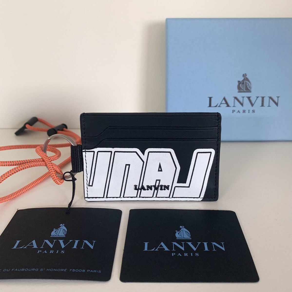 Lanvin Lanvin leather card wallet lanyard Size ONE SIZE - 12 Thumbnail
