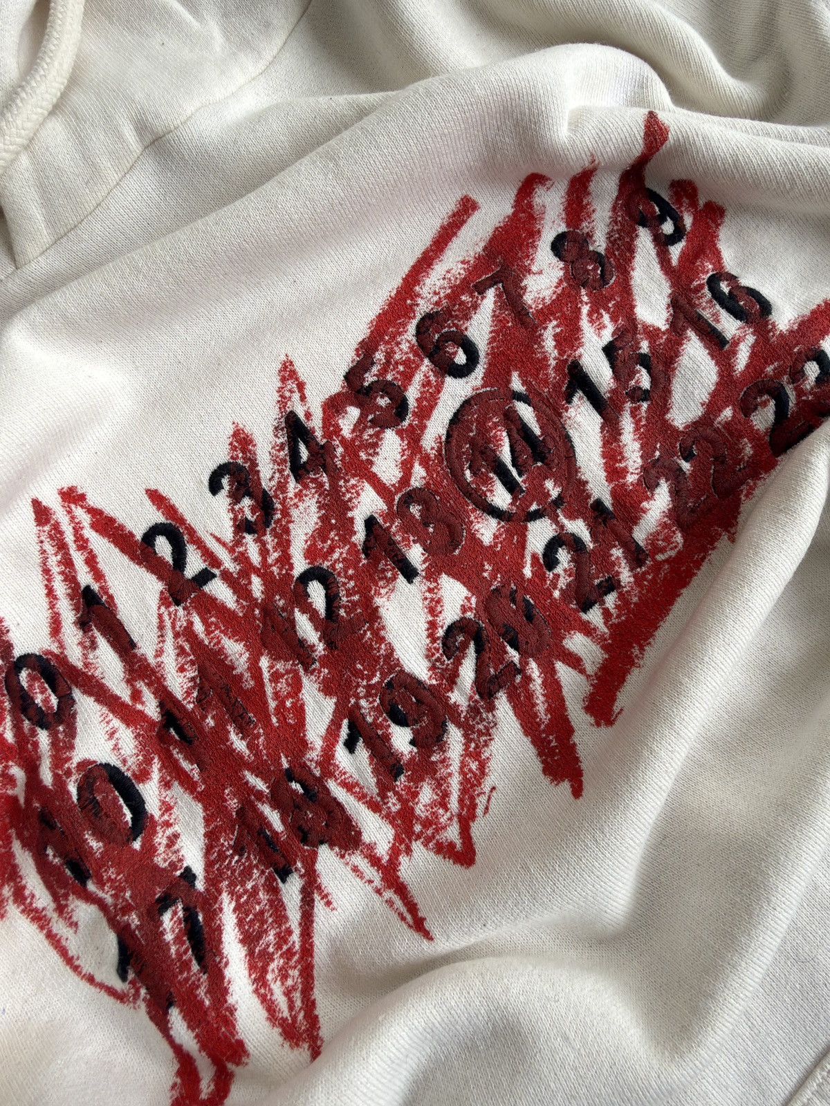 Maison Margiela Maison margiela scribble logo print hoodie Size US XL / EU 56 / 4 - 4 Thumbnail