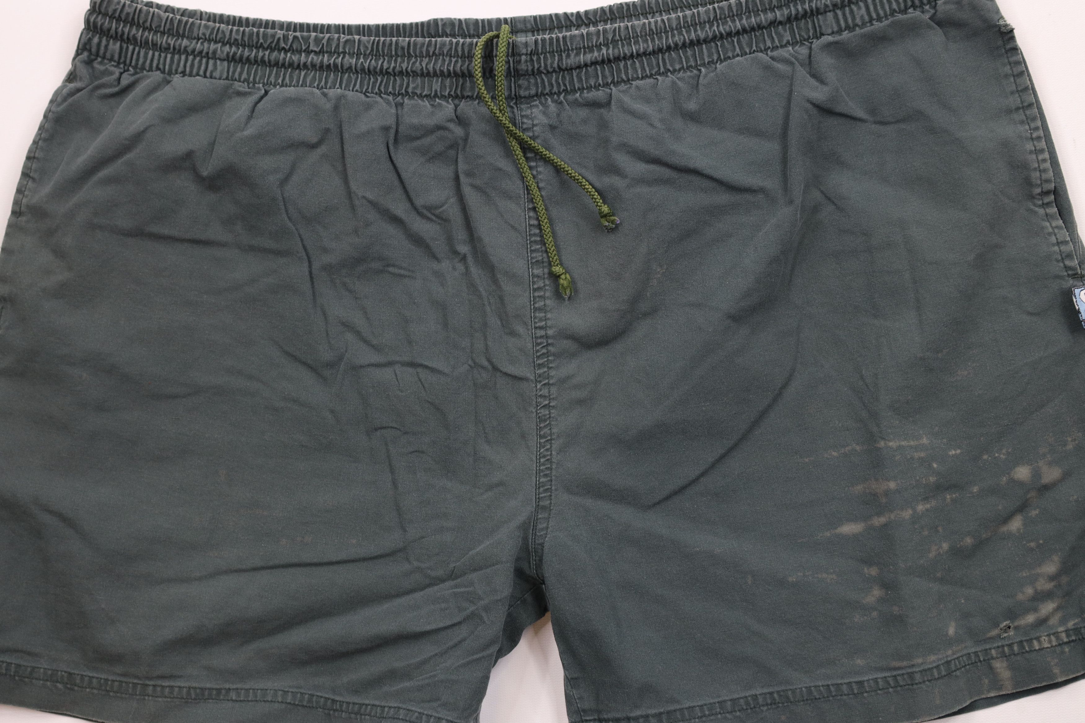 Spalding × Vintage Vintage 90s Spalding Lined Above Knee Shorts Green Cotton Size US 36 / EU 52 - 3 Thumbnail