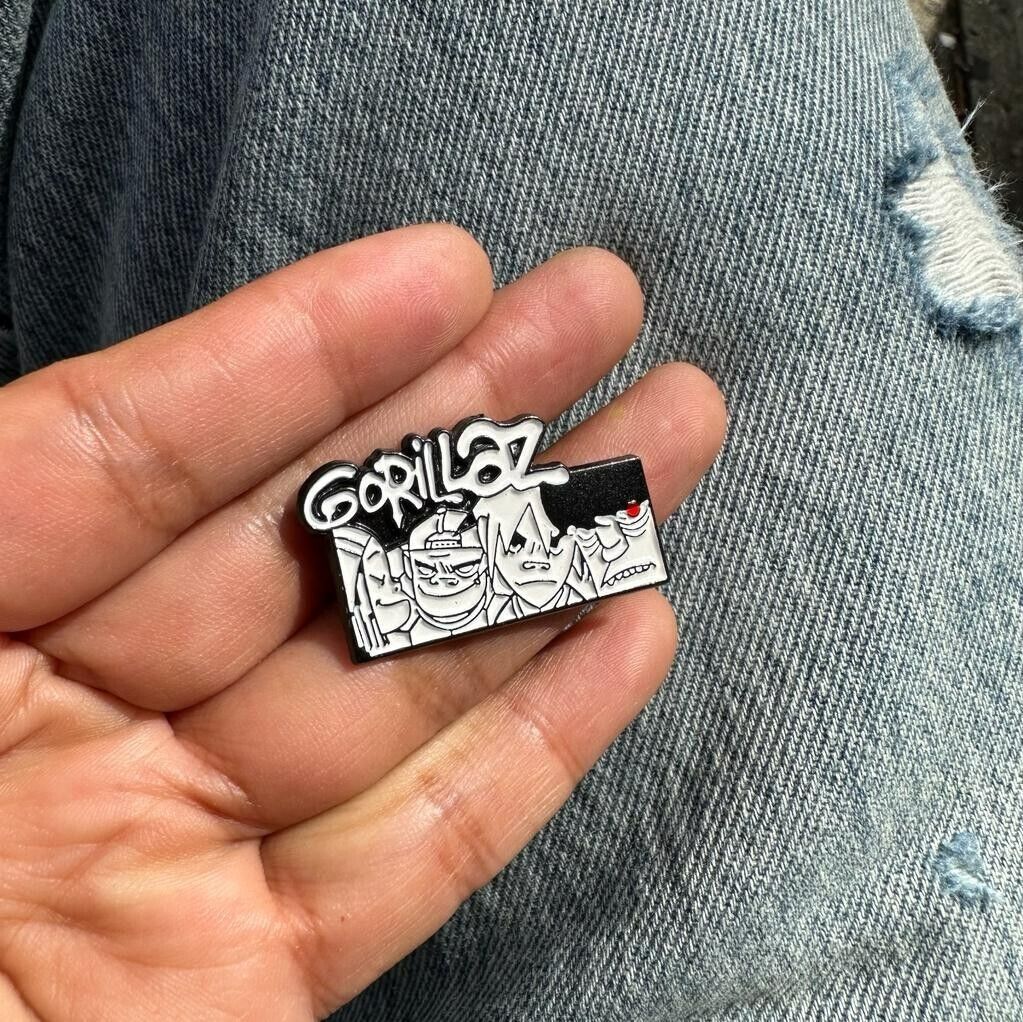 Other 🤩Gorillaz Enamel Pin 2D Cartoon character Rock Band Brooch Size ONE SIZE - 2 Thumbnail