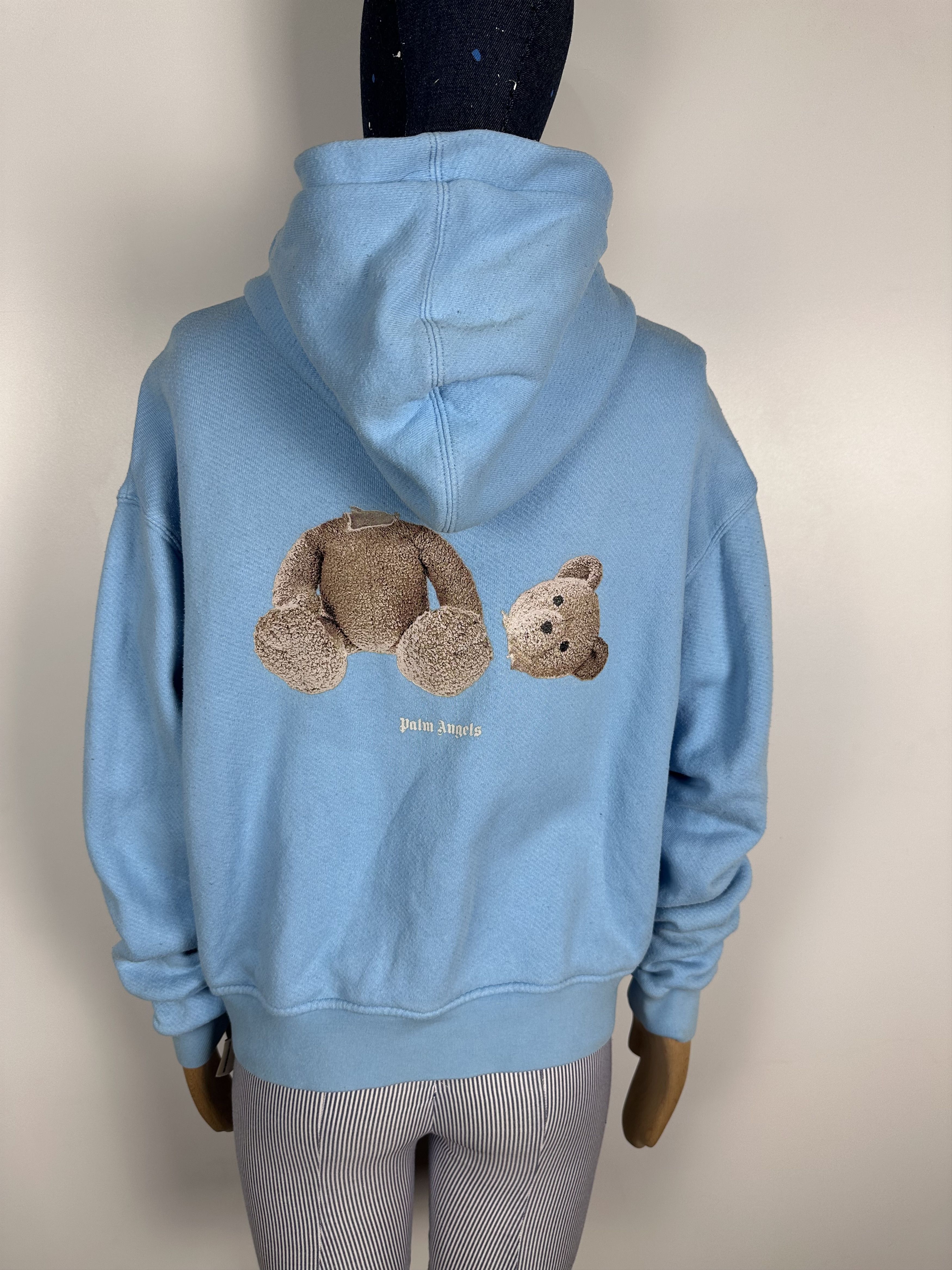 Palm Angels Palm Angels BEAR HOODIE Youth Kids Blue Size 12 Size S / US 4 / IT 40 - 8 Thumbnail