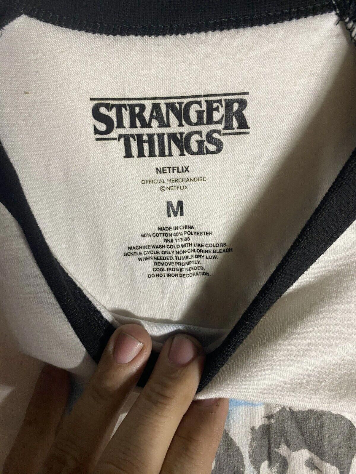 Designer Stranger Things - Netflix - White With Black M Size ONE SIZE - 5 Thumbnail