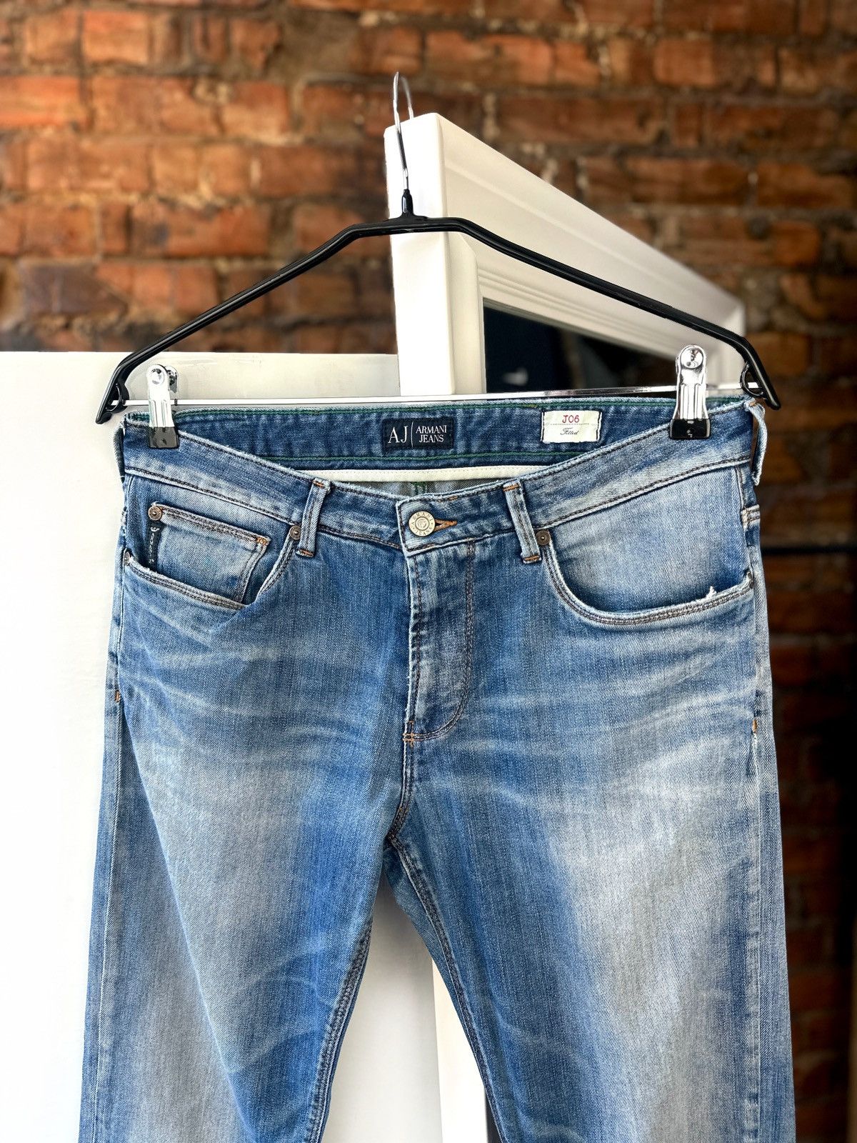 Armani × Giorgio Armani × Vintage Vintage Men’s Armani Jeans Blue Size: 32/33 Size US 32 / EU 48 - 5 Thumbnail