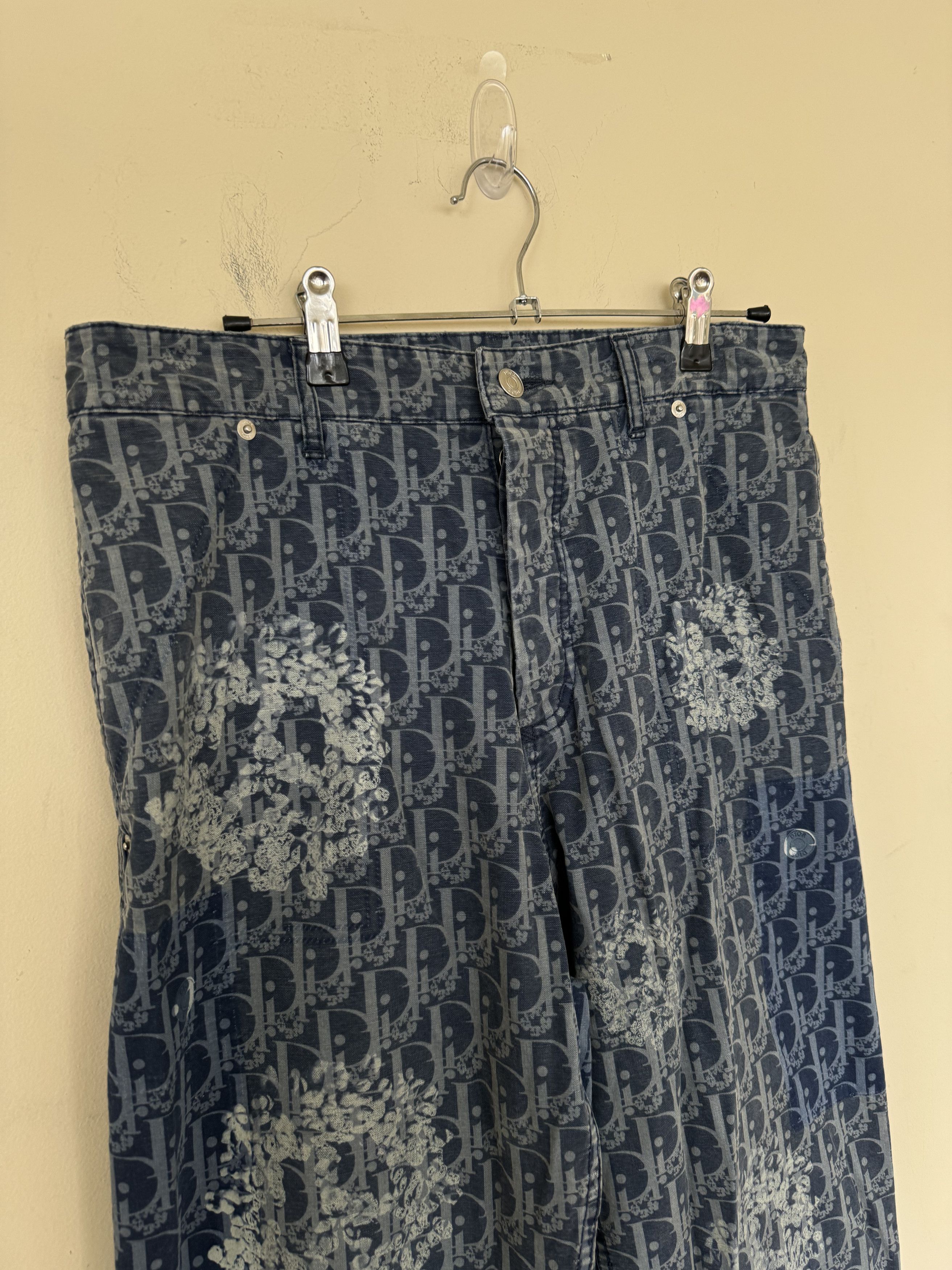 DENIM TEARS × Dior Dior Denim Tears Jeans Size 34" / US 12 / IT 48 - 5 Thumbnail