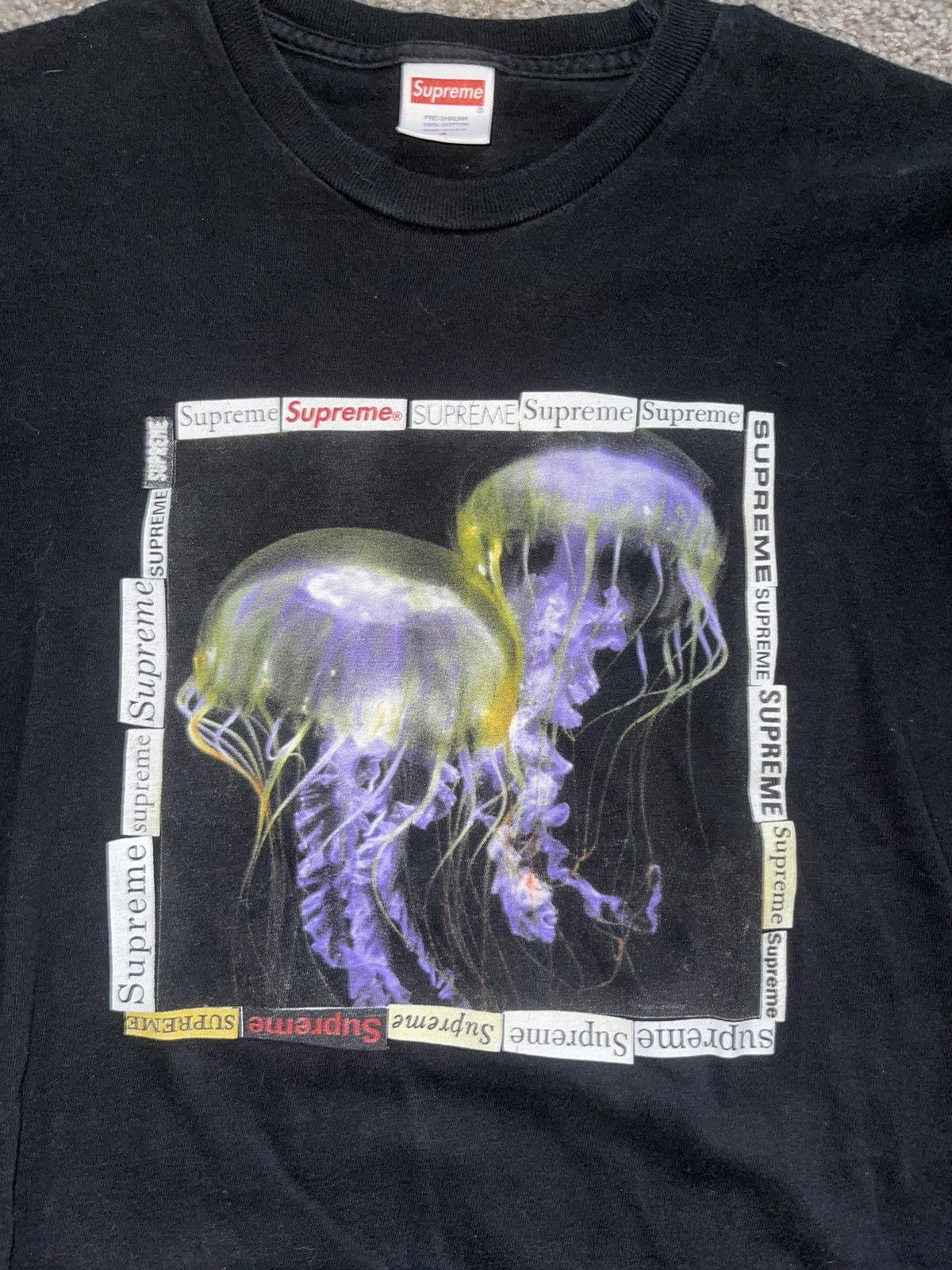 Supreme Supreme Jelly Fish Tee Size US S / EU 44-46 / 1 - 2 Thumbnail