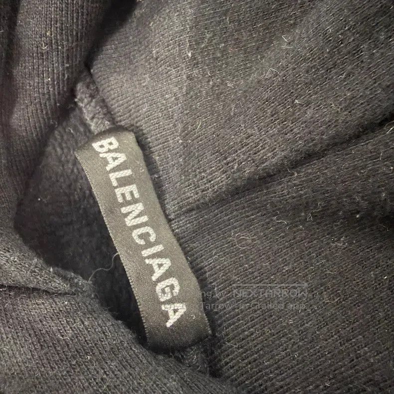 Balenciaga Balenciaga Black Wheat Pattern Hoodie Size US S / EU 44-46 / 1 - 6 Thumbnail