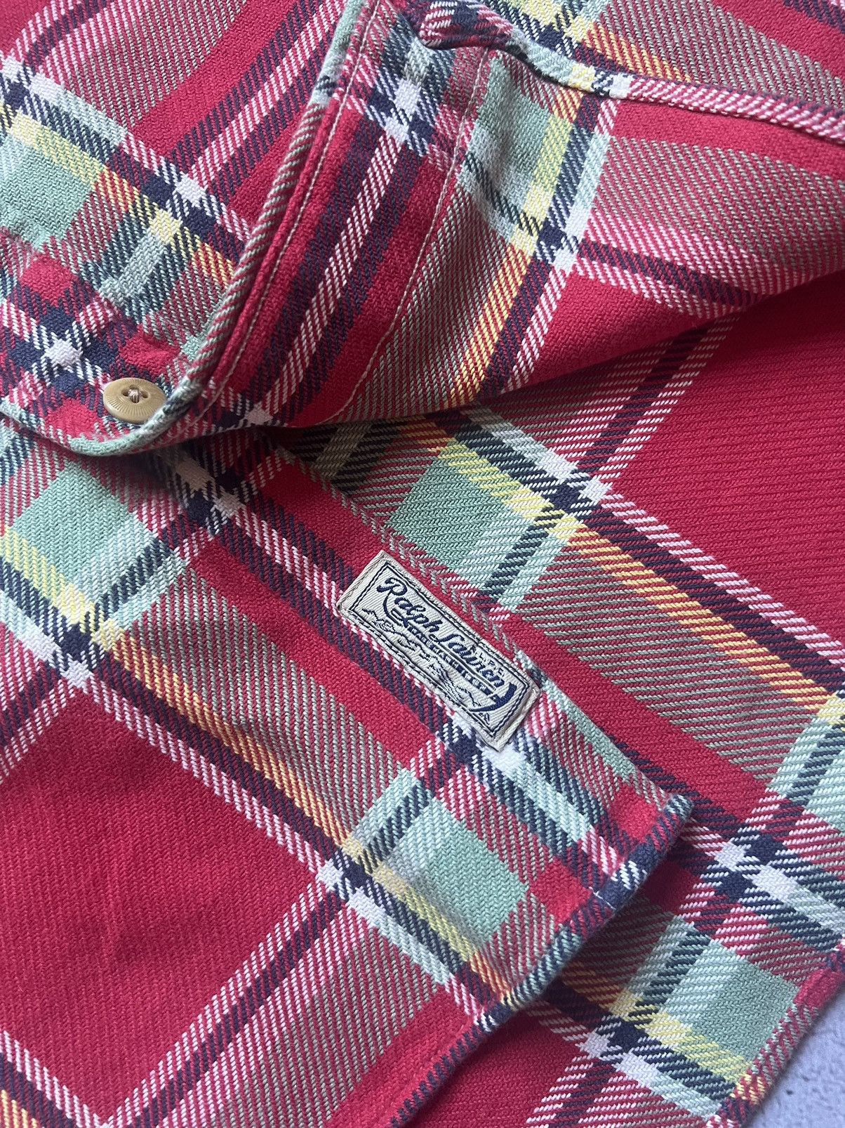 Polo Ralph Lauren × Vintage Polo Ralph Lauren Overshirt Cotton Flannel Light Jacket Size US M / EU 48-50 / 2 - 6 Thumbnail