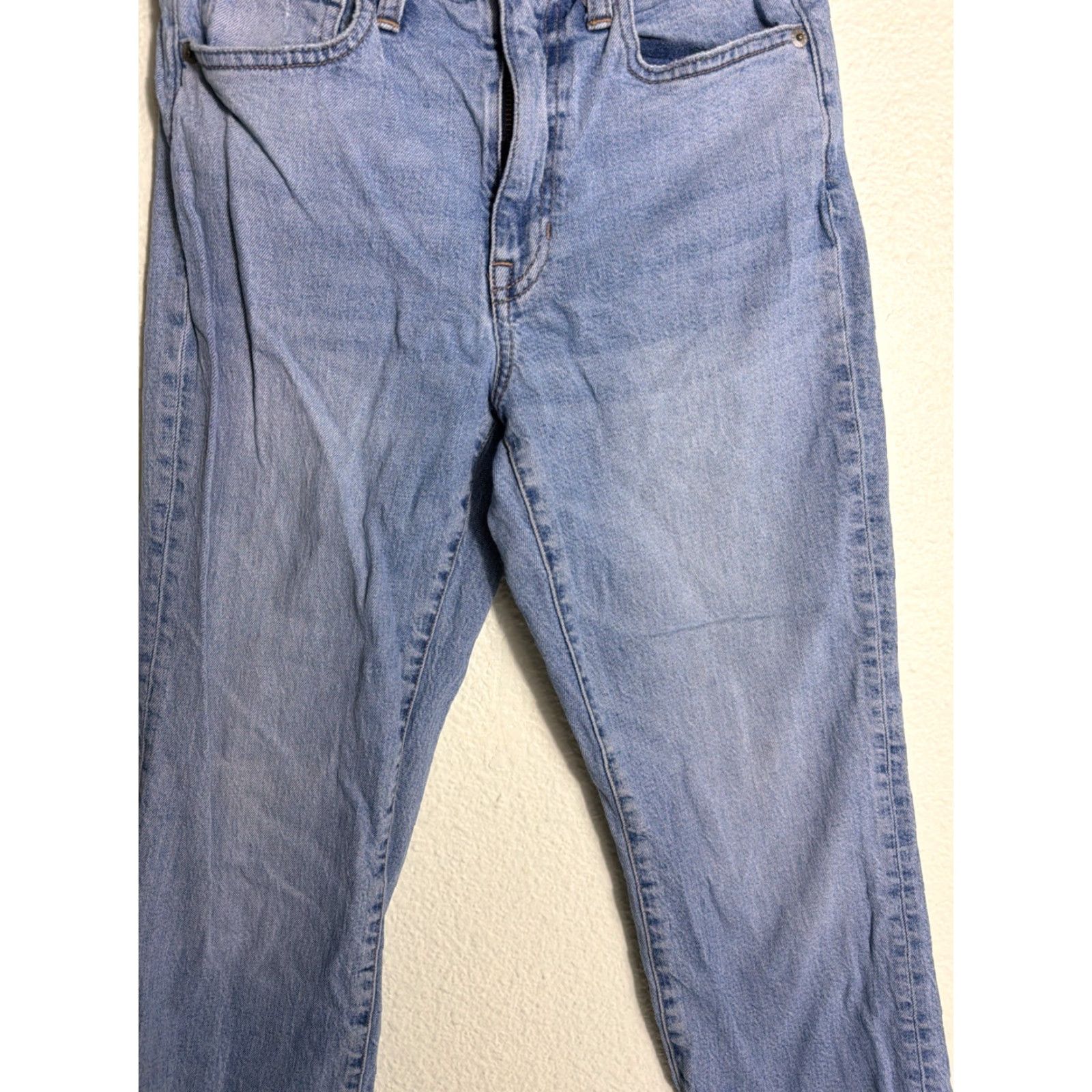 J.Crew VINTAGE j crew Slim Boyfriend Jeans Size 25 Light Wash 26x27 Womens Jeans Blue Slimming Size 42" / US 20 - 4 Thumbnail