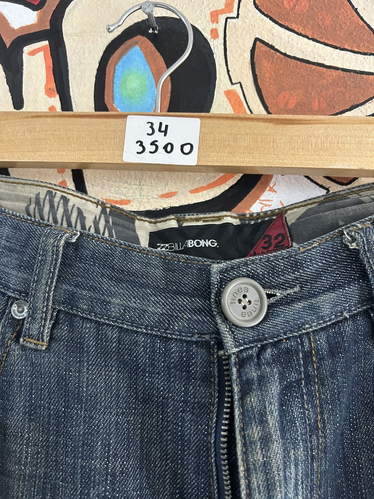 Billabong × Vintage Billabong 90s Baggy Jorts Size US 34 / EU 50 - 4 Thumbnail