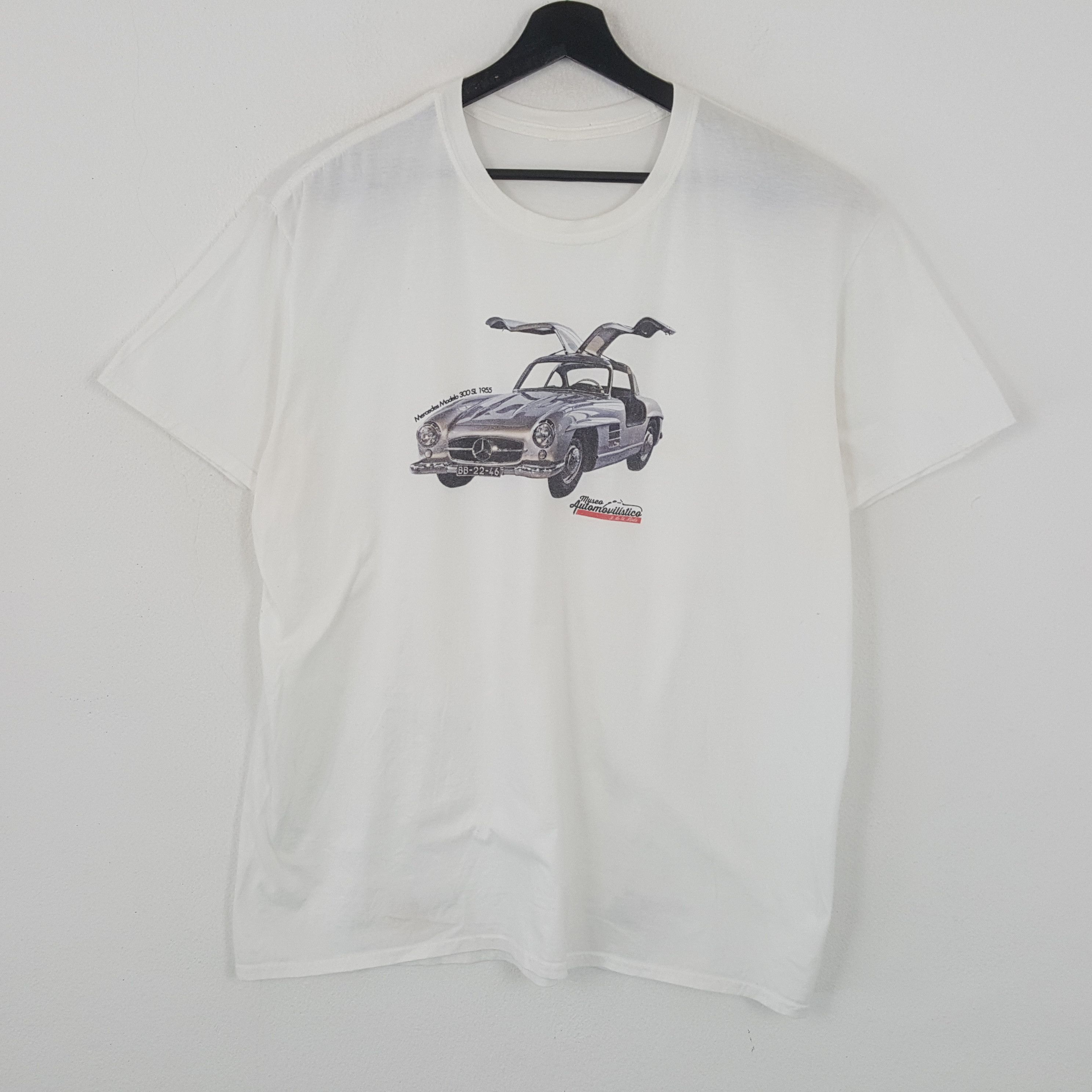 Mercedes-Benz × Vintage MERCEDES MODELA 300 SL 1995 Tshirt Promo Style Size US XL / EU 56 / 4 - 1 Thumbnail