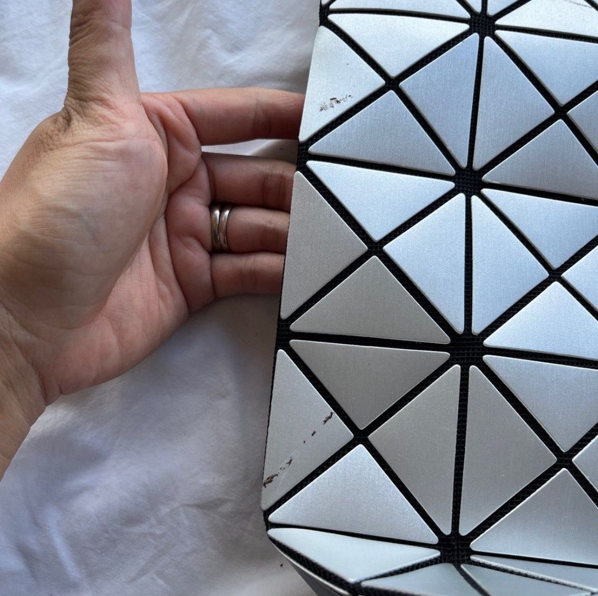 Issey Miyake Bao Bao BAO BAO ISSEY MIYAKE Prism metallic-finish tote bag Size ONE SIZE - 3 Thumbnail