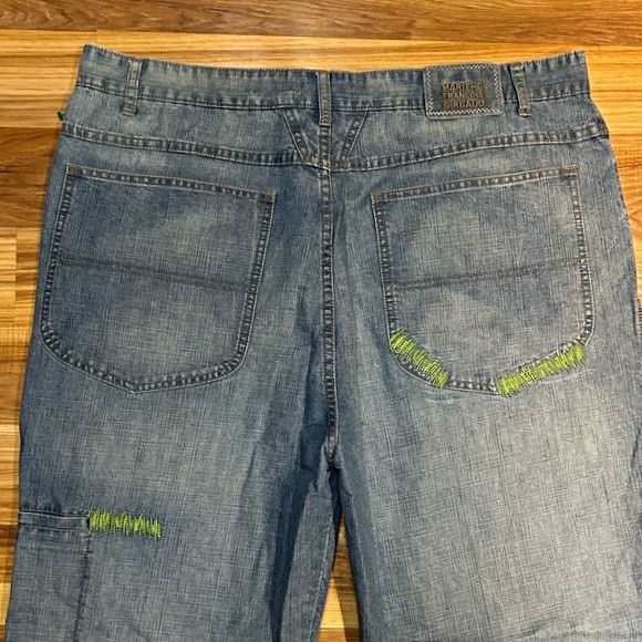 Marithe + Francois Girbaud Vintage 90s Marithe Francois Girbaud Baggy Wide Leg Jeans Size US 42 / EU 58 - 5 Thumbnail