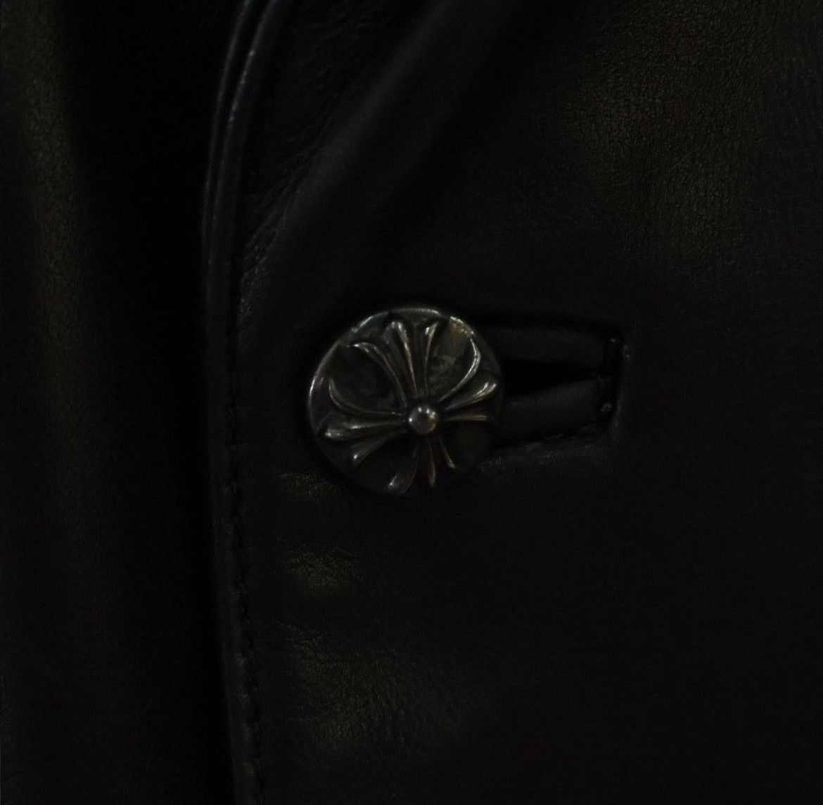 Chrome Hearts Chrome Hearts Old Cross Ball Leather Jacket Black Size US M / EU 48-50 / 2 - 6 Thumbnail