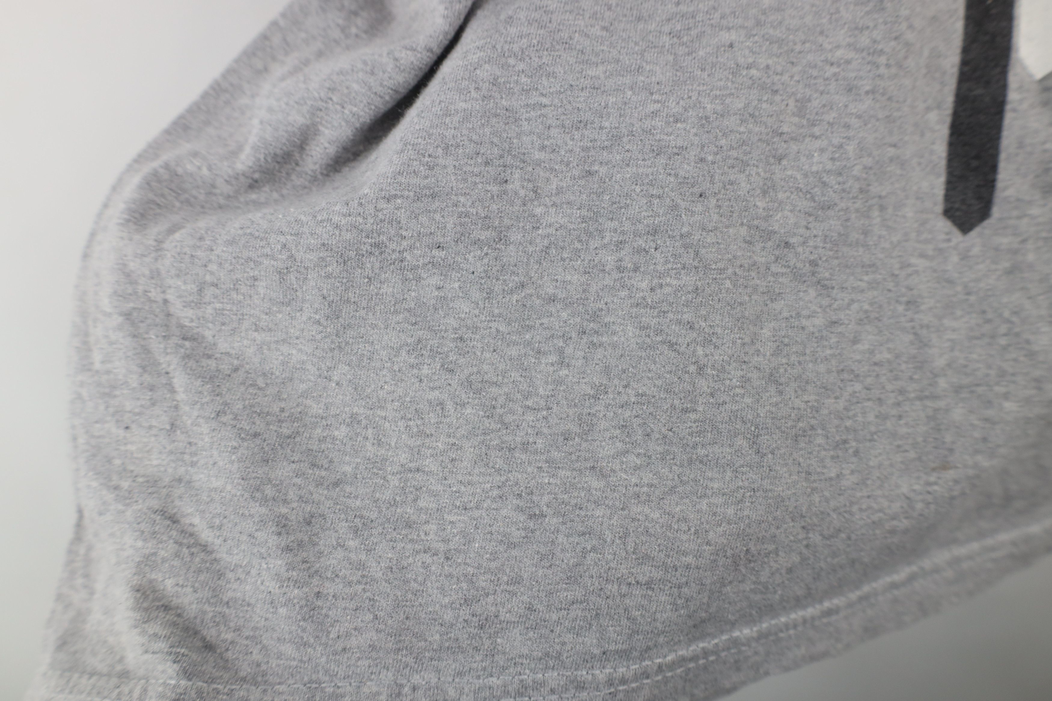 Adidas × Vintage Vintage 90s Adidas Spell Striped Trefoil T-Shirt Gray USA Size US L / EU 52-54 / 3 - 7 Thumbnail