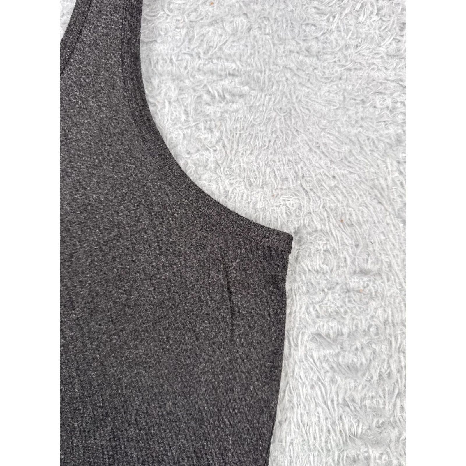 Lululemon Lululemon Shirt Women 8 Gray Heather Salute the Sun Tank Tie Back Luon W1N42S sleeveless racerback casual workwear solid pattern all seasons 90s? Size M / US 6-8 / IT 42-44 - 3 Thumbnail